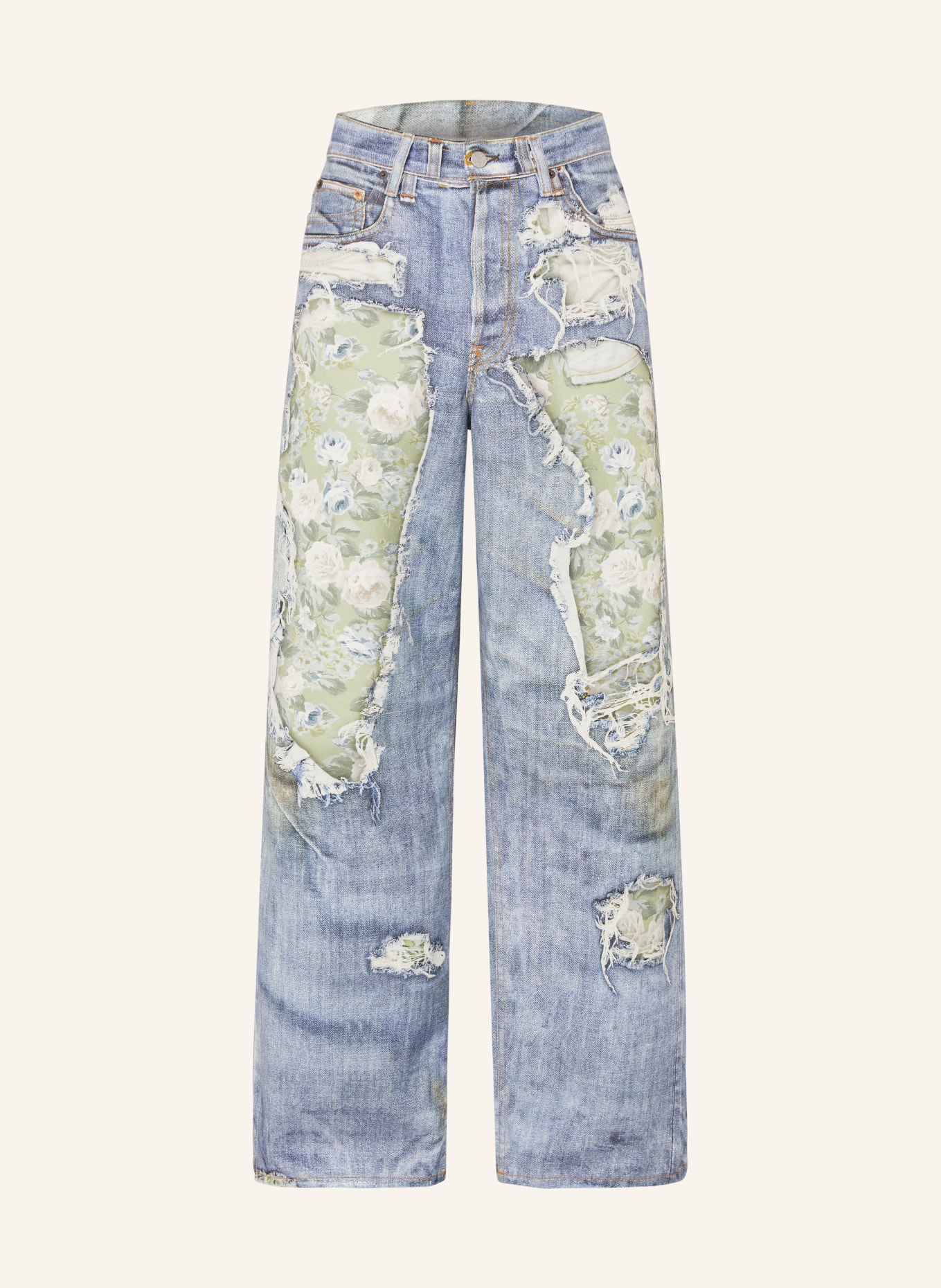 Acne Studios Džíny Regular Fit: AFY BLUE/GREEN