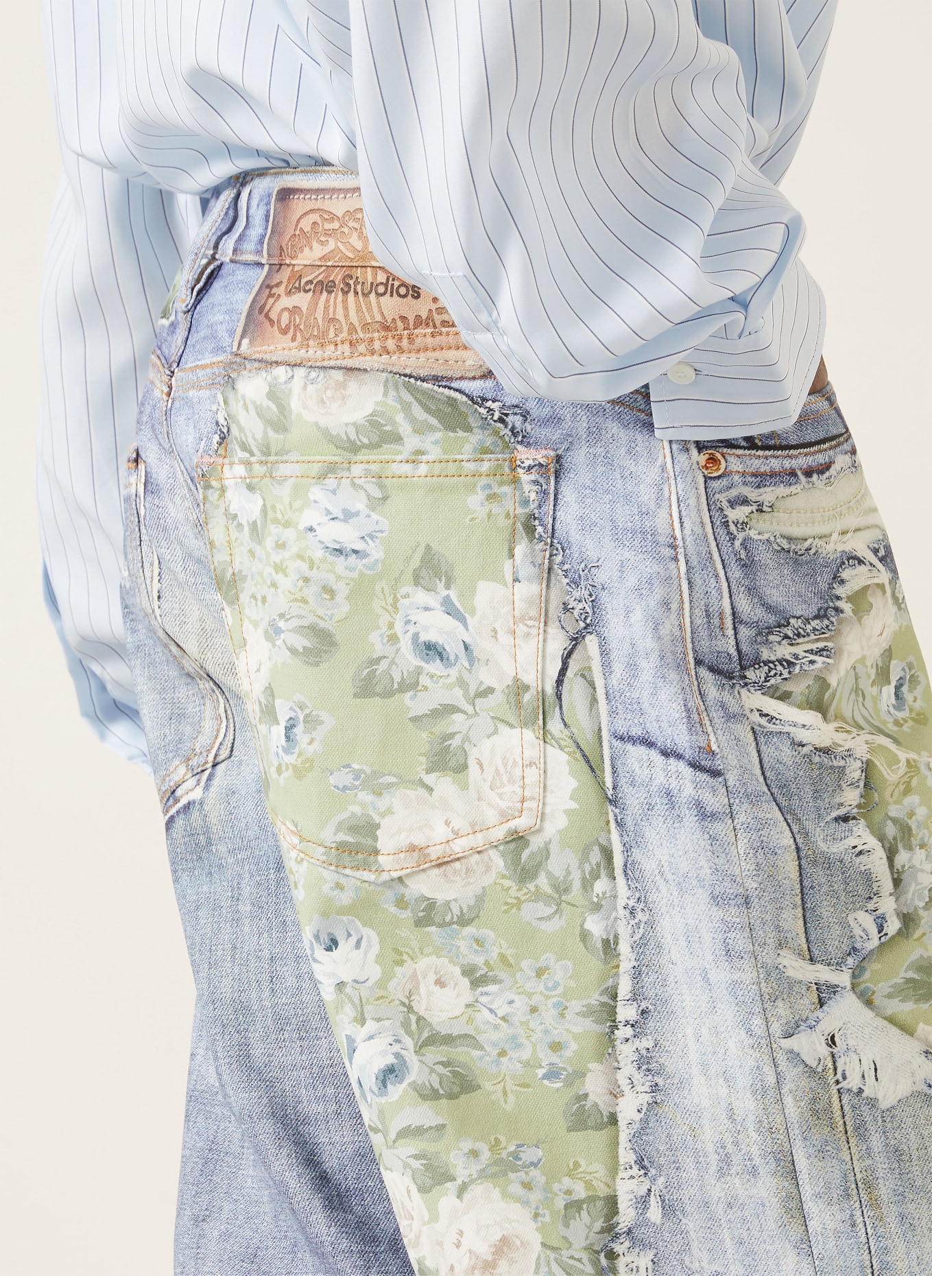 Acne Studios Džíny Regular Fit: AFY BLUE/GREEN
