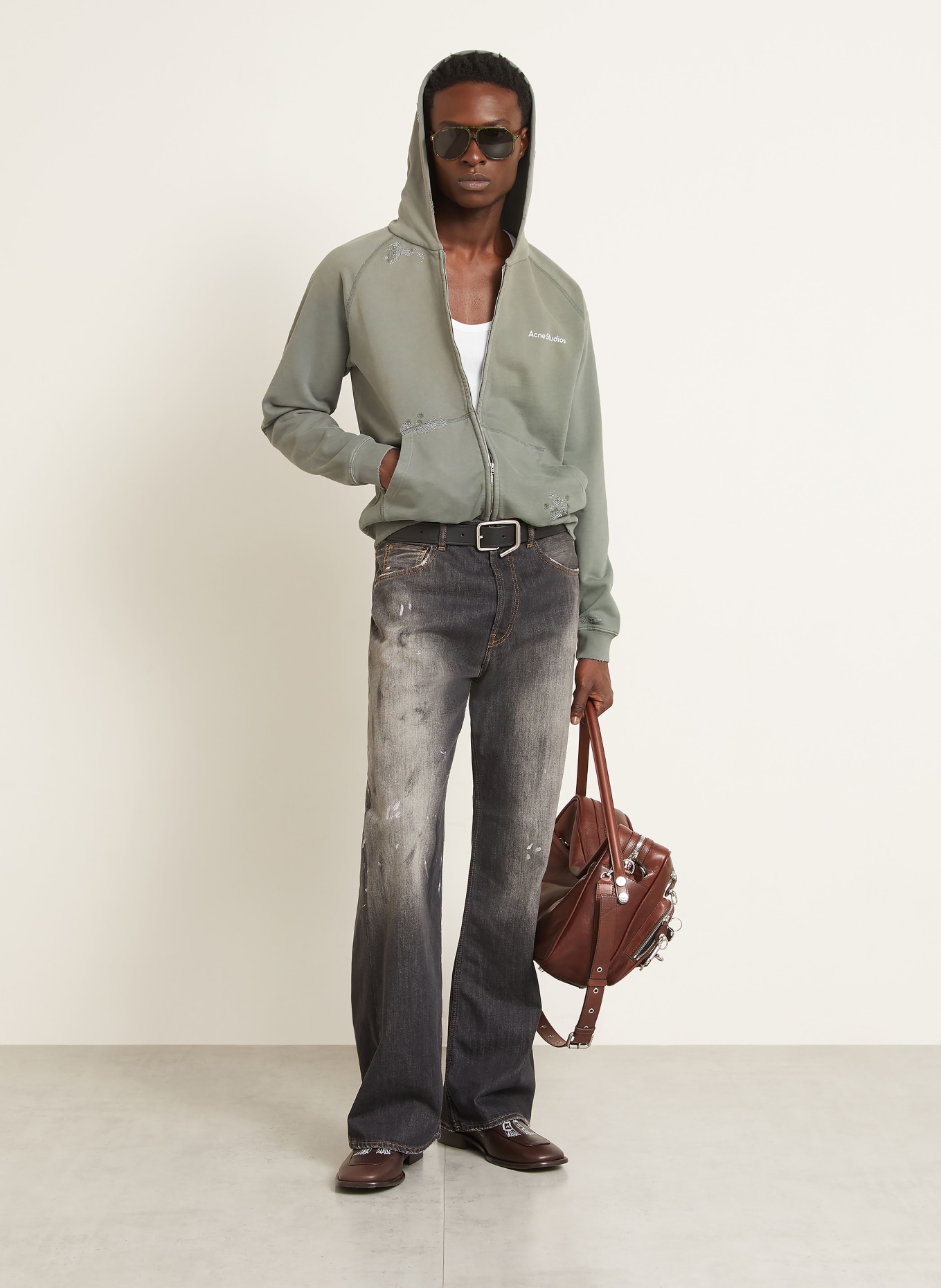 Acne Studios Sweatshirt: KHAKI