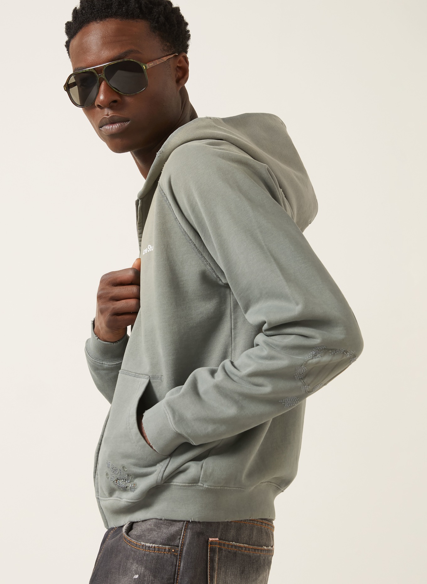 Acne Studios Sweatshirt: KHAKI