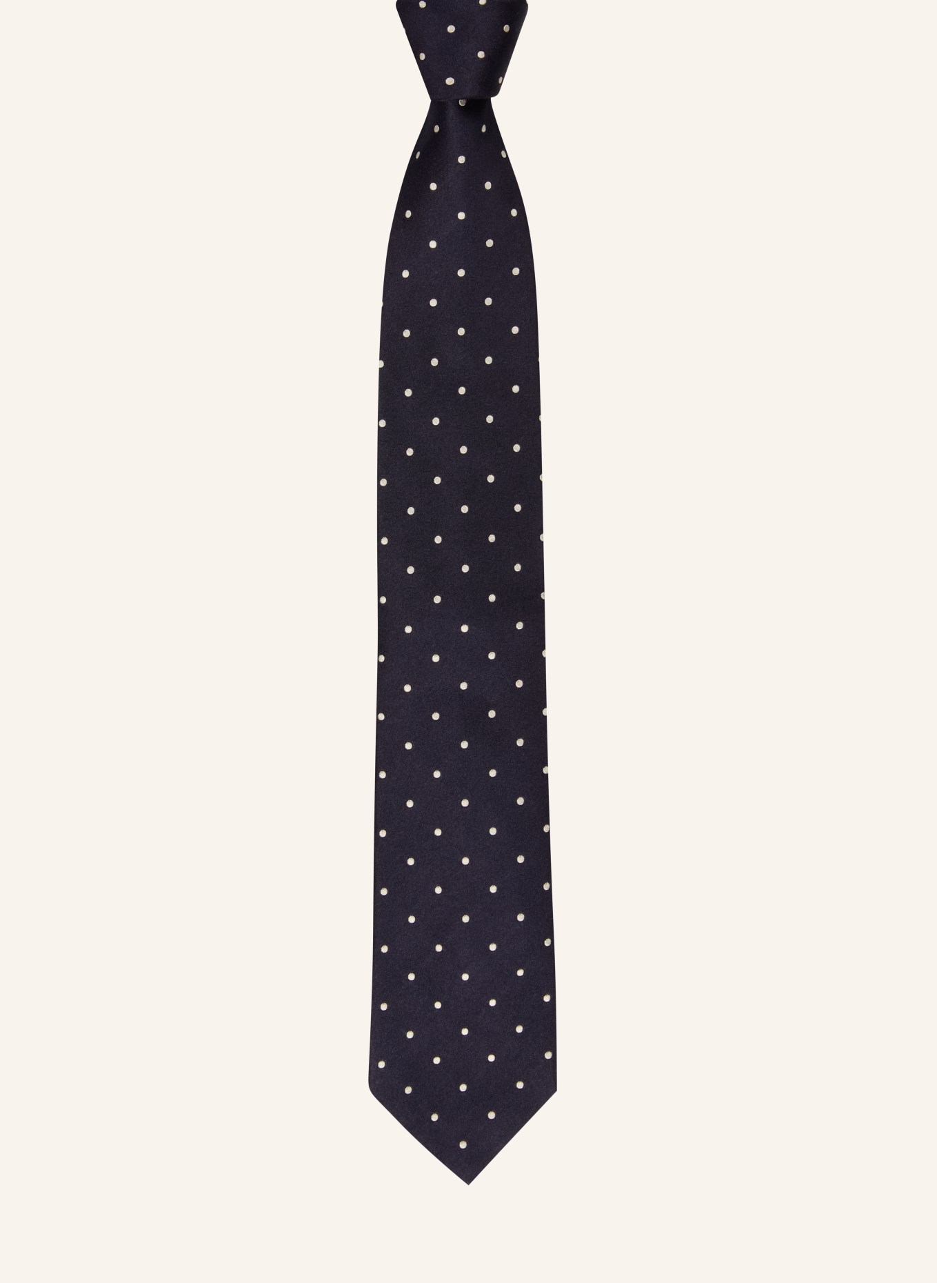 TOM FORD Stropdas: DONKERBLAUW / ECRU