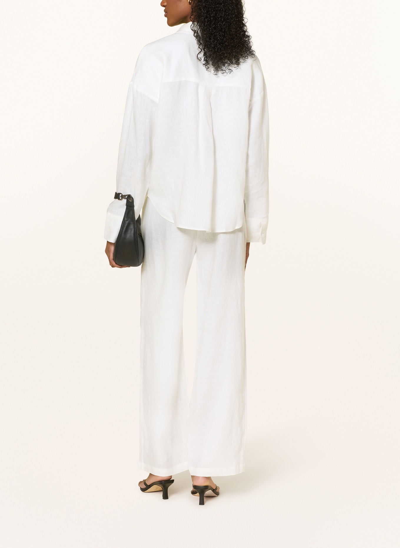 NINETY-9 Linnen blouse EIRA: ECRU