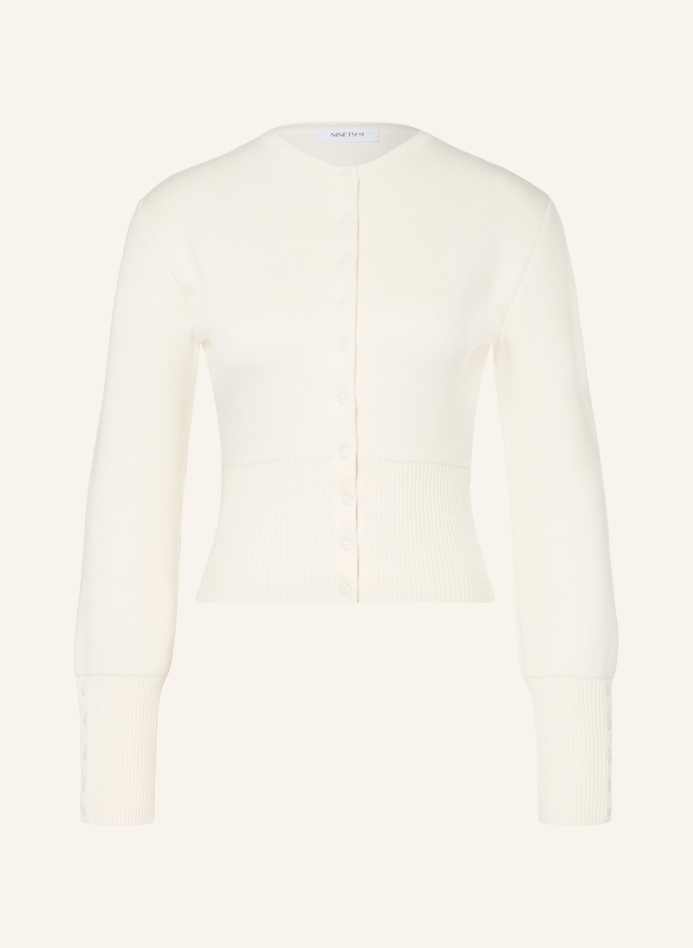 NINETY-9 FAYE Cardigan: CREAM