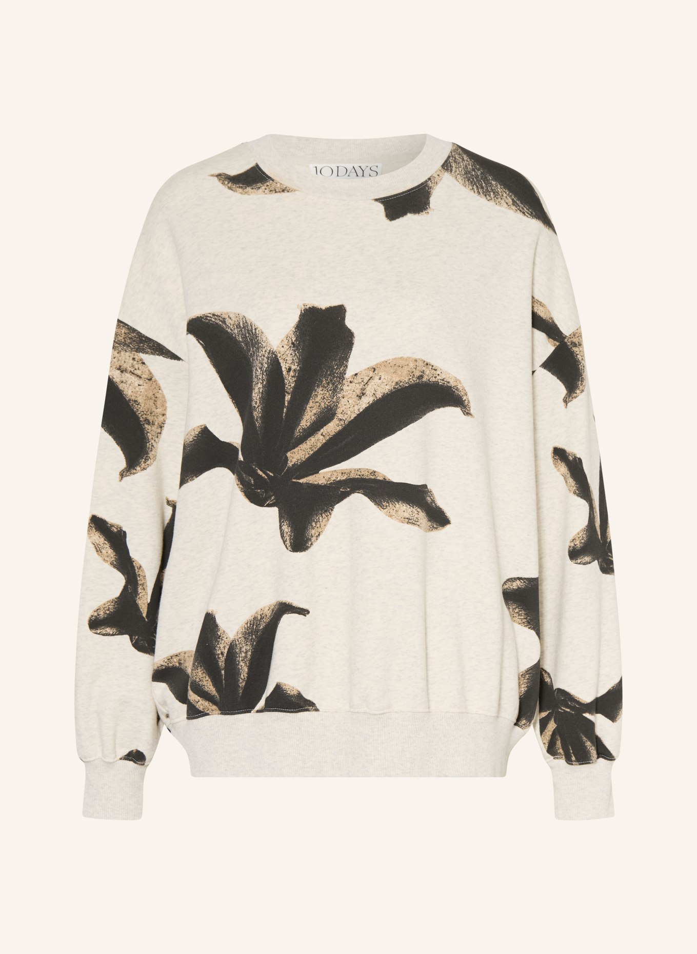 10DAYS Bluza oversize: BEŻOWY / JASNOBRĄZOWY / CZARNY