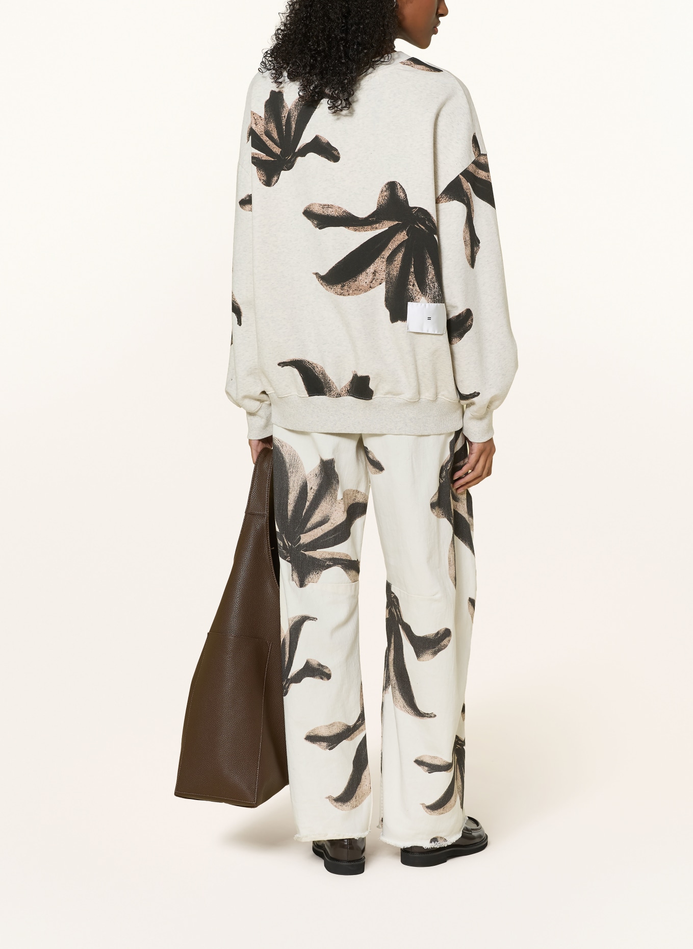 10DAYS Bluza oversize: BEŻOWY / JASNOBRĄZOWY / CZARNY