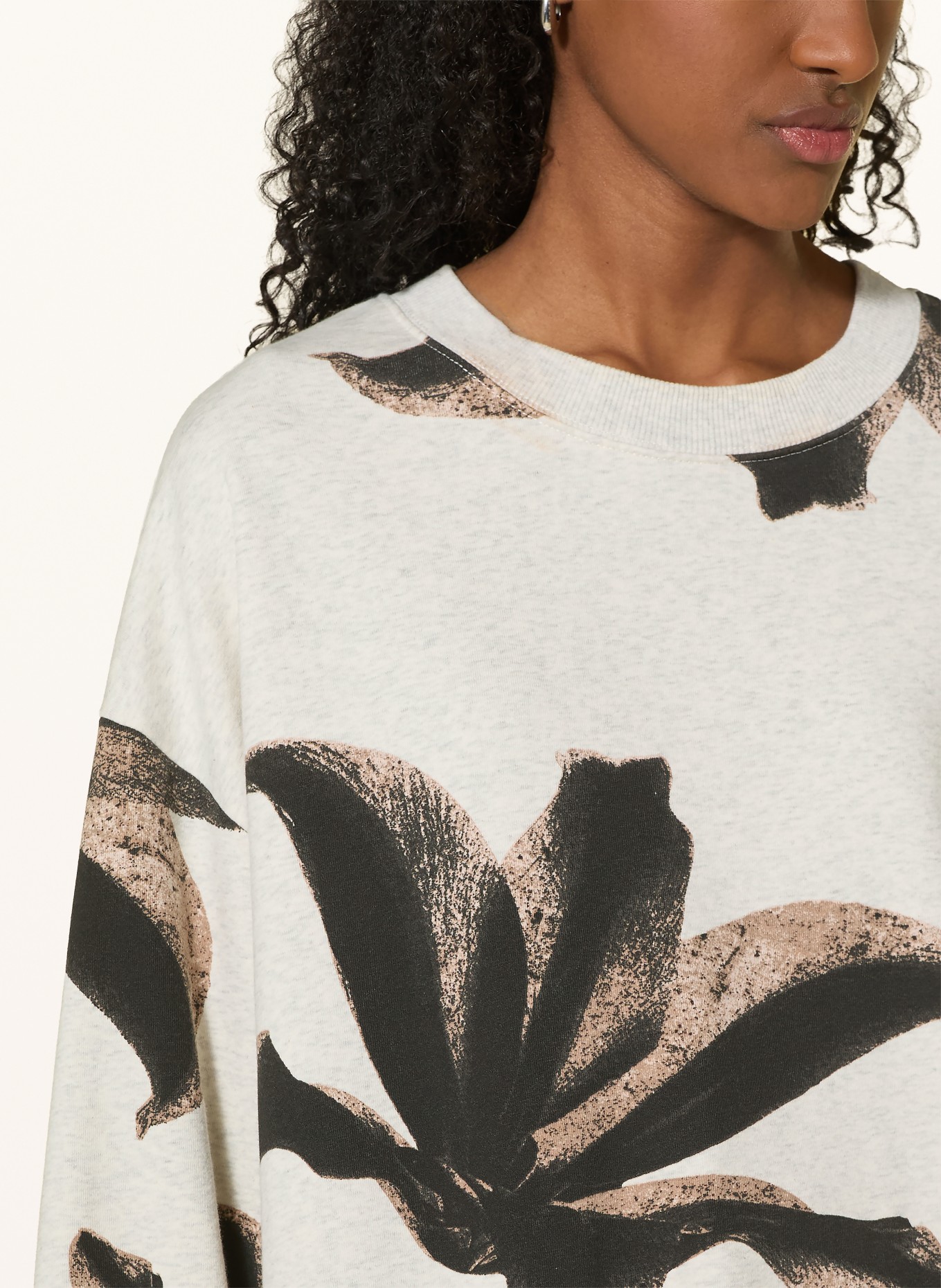 10DAYS Bluza oversize: BEŻOWY / JASNOBRĄZOWY / CZARNY