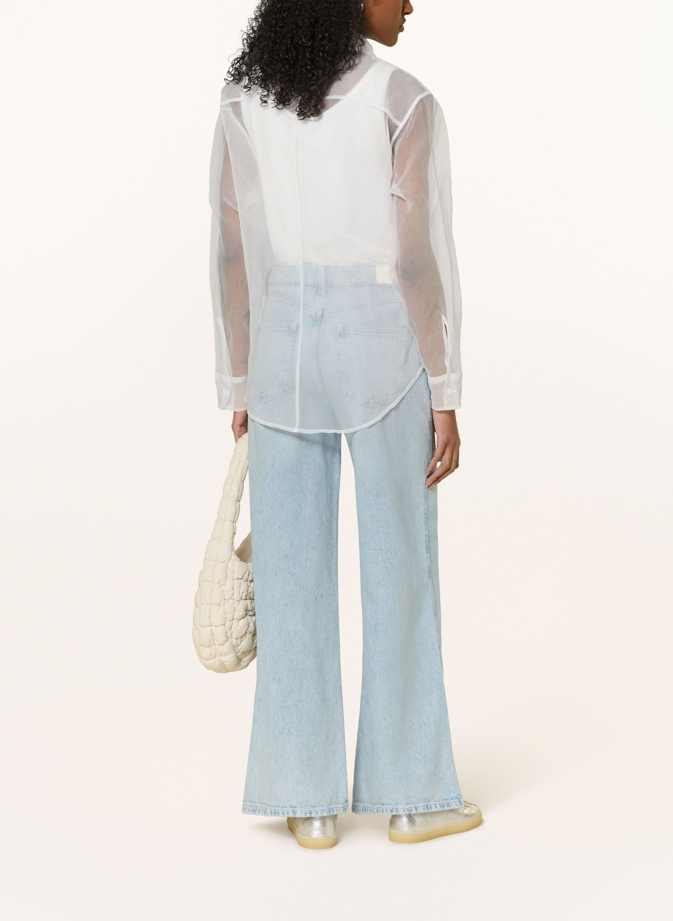 10DAYS Overhemdblouse: ECRU