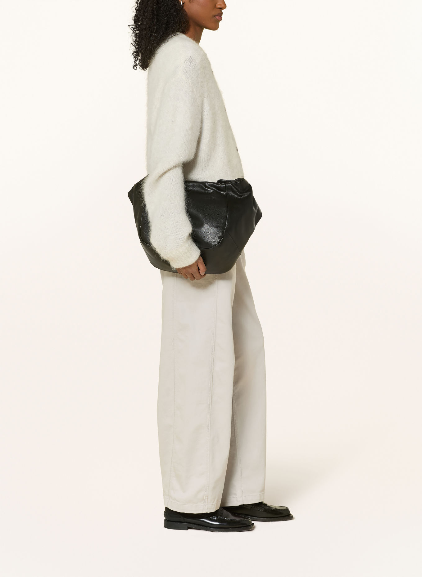 10DAYS Broek in joggingstijl: LICHTGRIJS