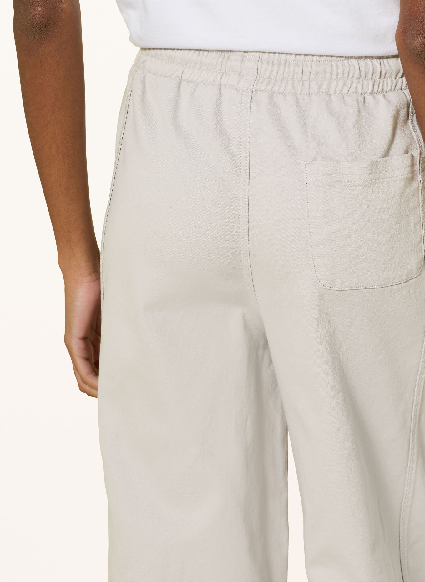 10DAYS Broek in joggingstijl: LICHTGRIJS