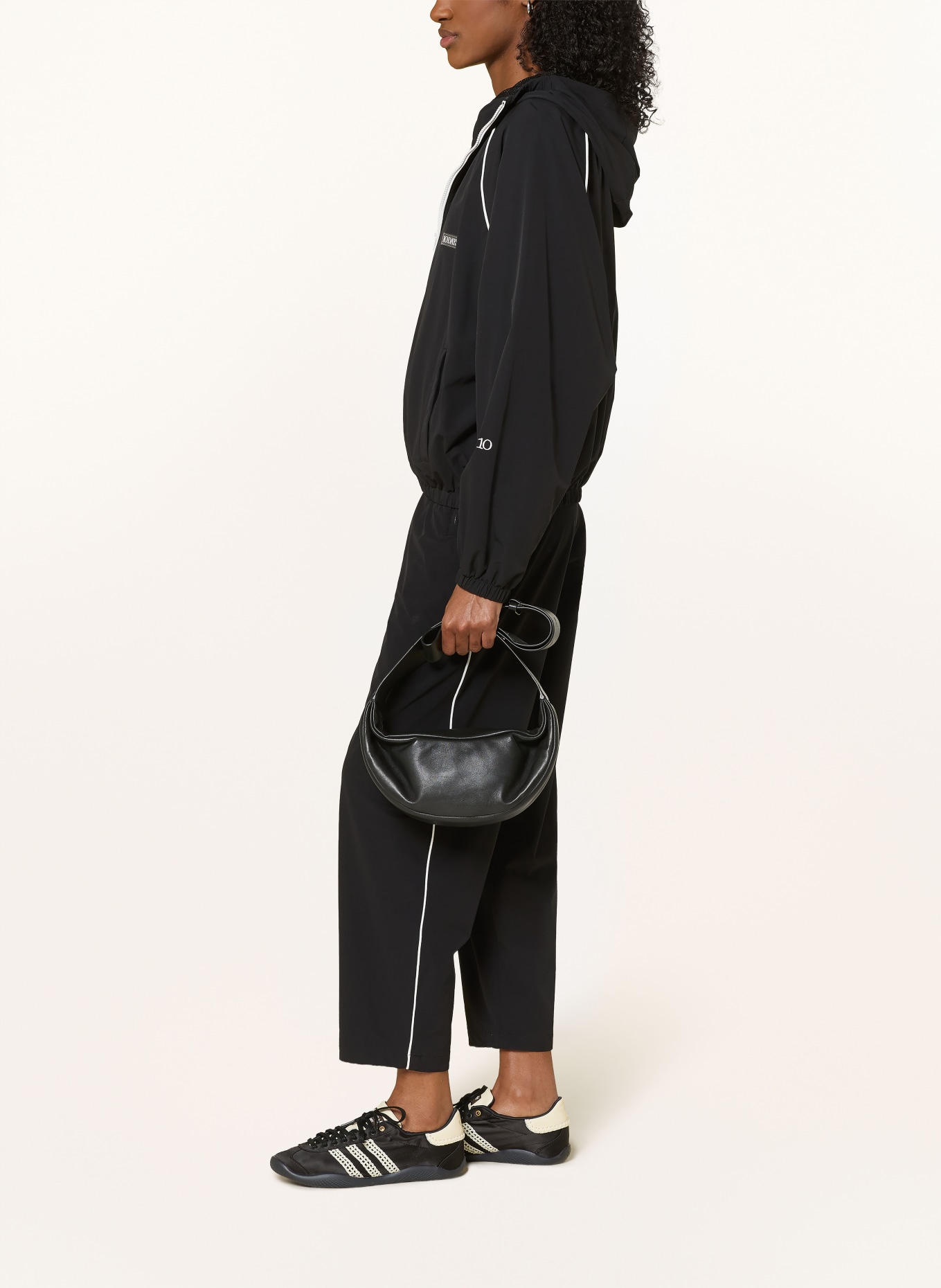 10DAYS Veste technique: NOIR / ÉCRU