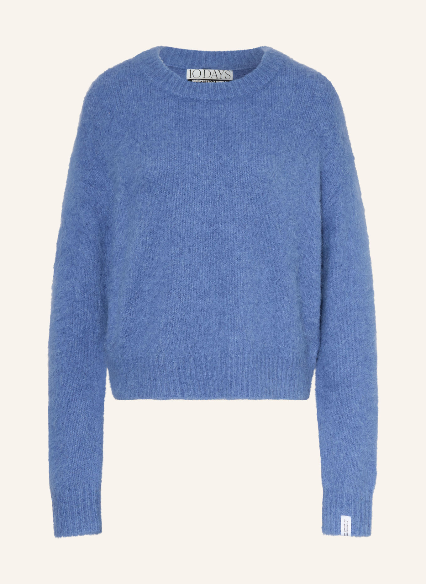 10DAYS Pullover mit Alpaka: BLAU