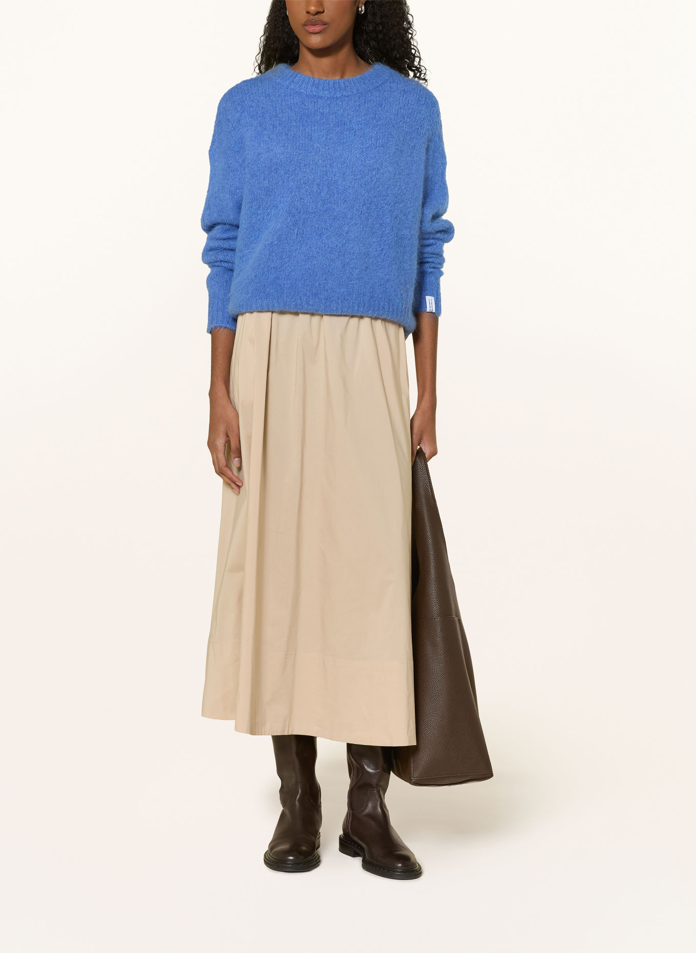 10DAYS Pullover mit Alpaka: BLAU