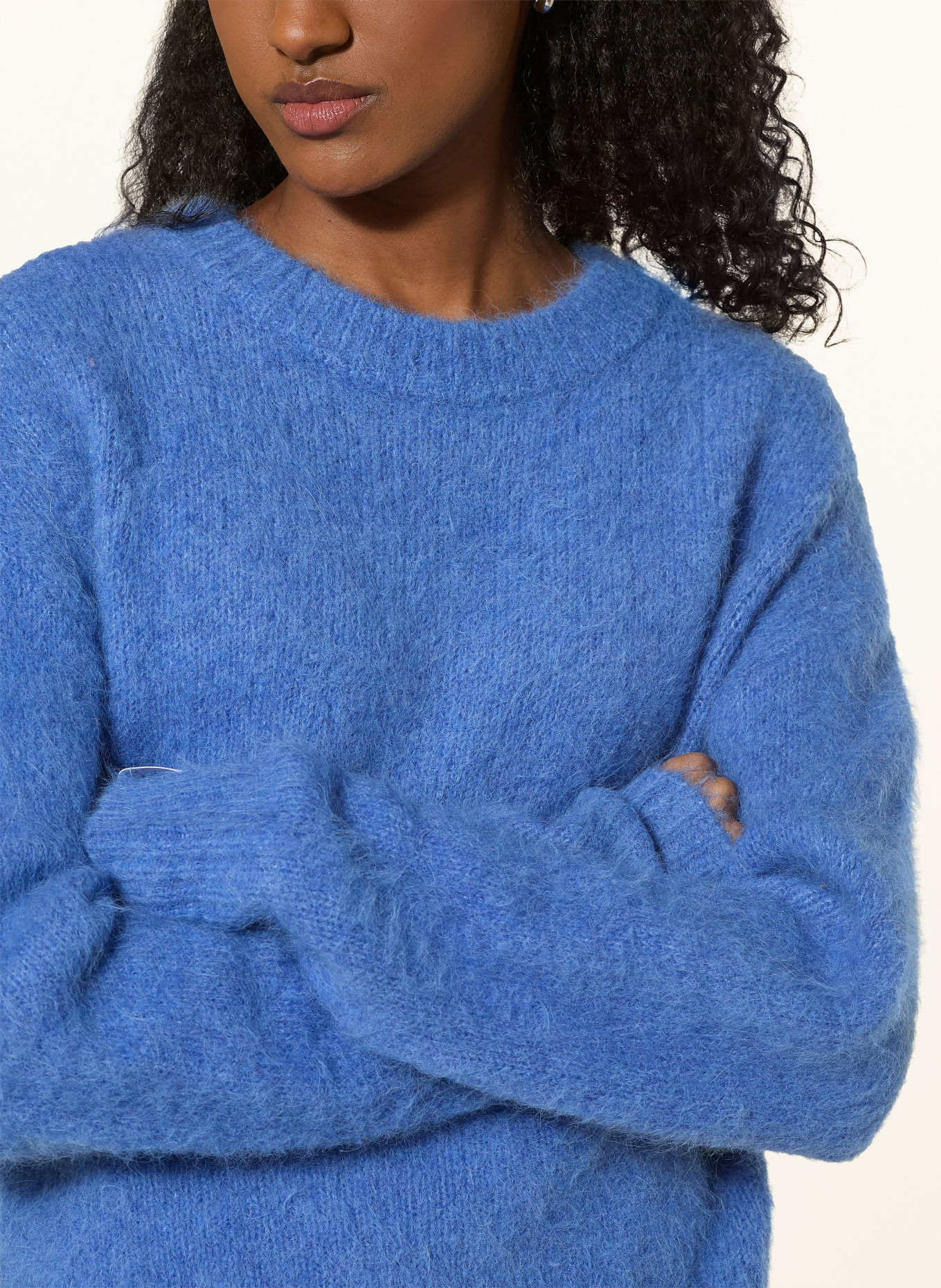 10DAYS Pullover mit Alpaka: BLAU
