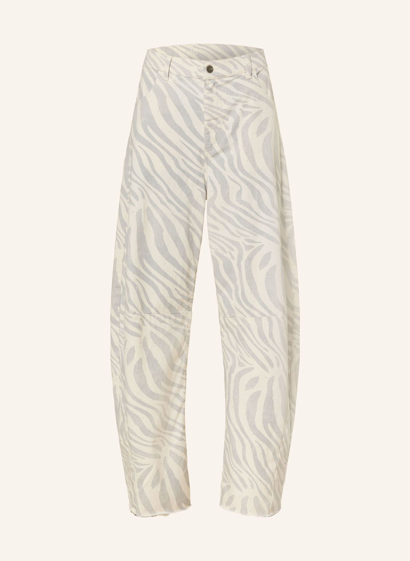 10DAYS Barrel Jeans: 1002 ECRU