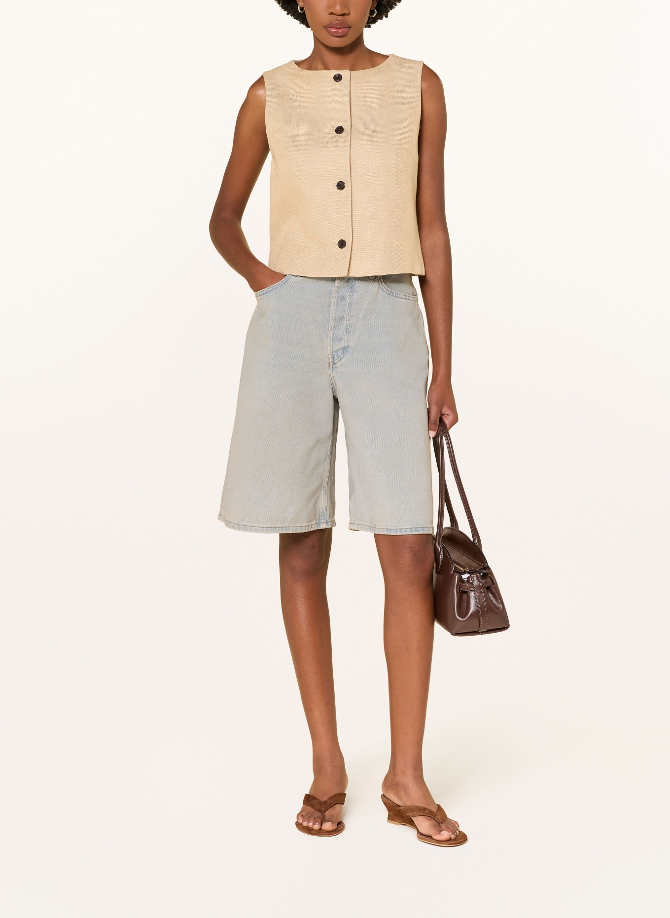 COS Vest: BEIGE