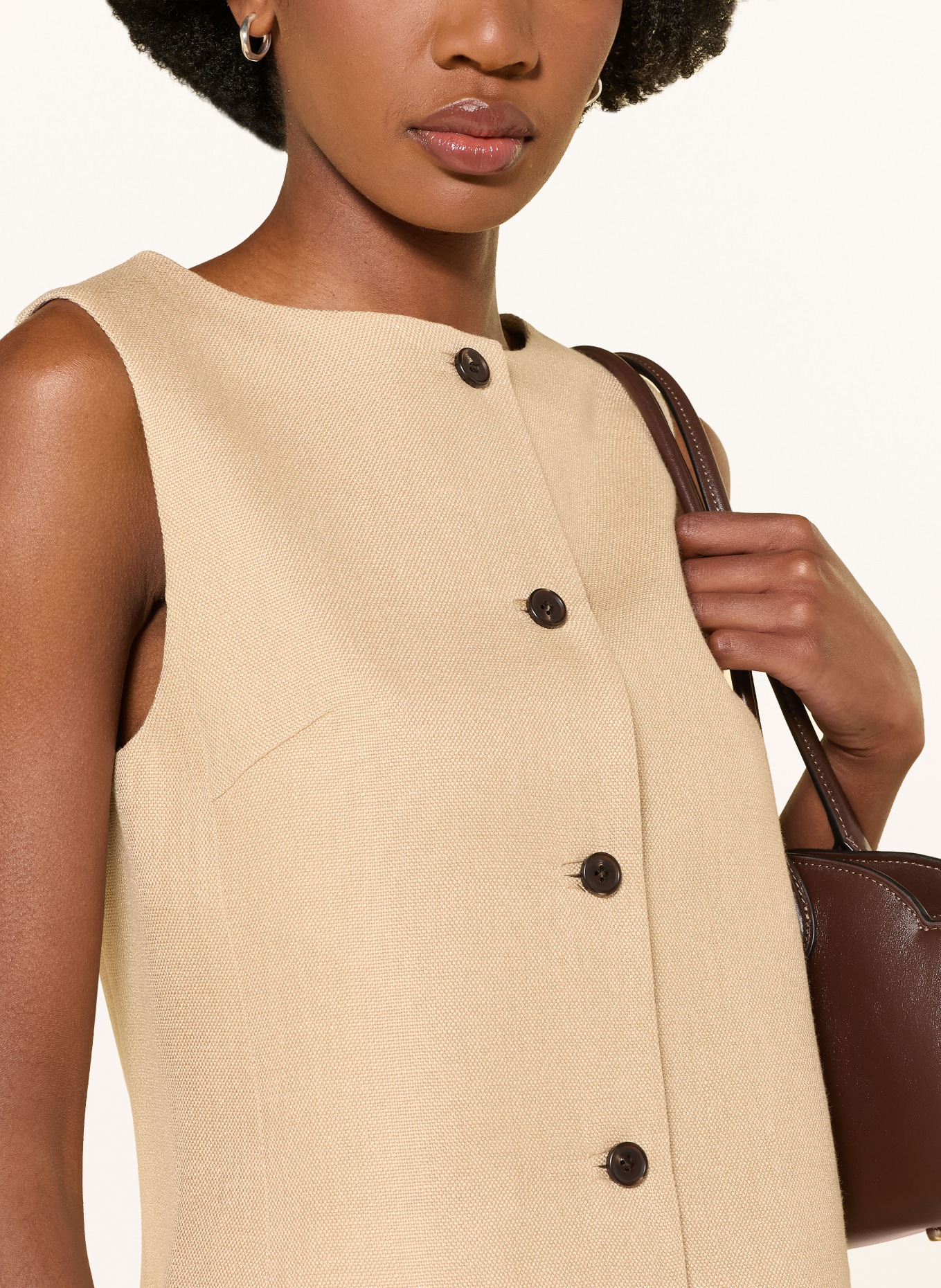 COS Vest: BEIGE