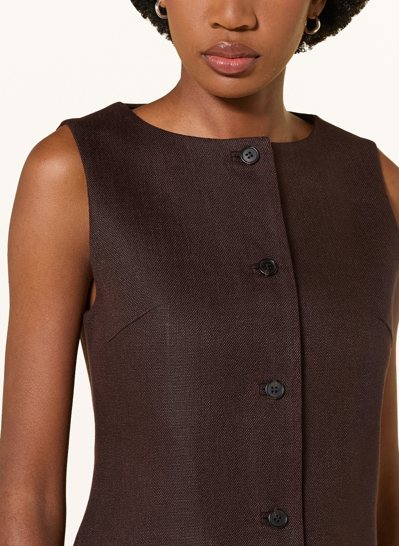 COS Vest: DARK BROWN
