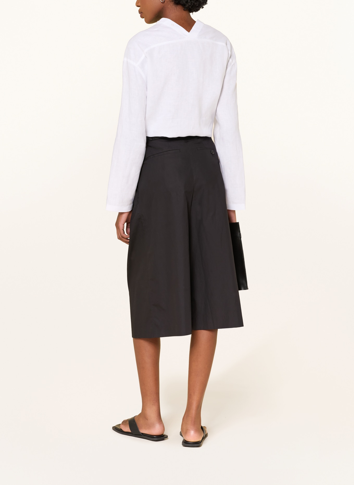 COS Linen blouse: WHITE