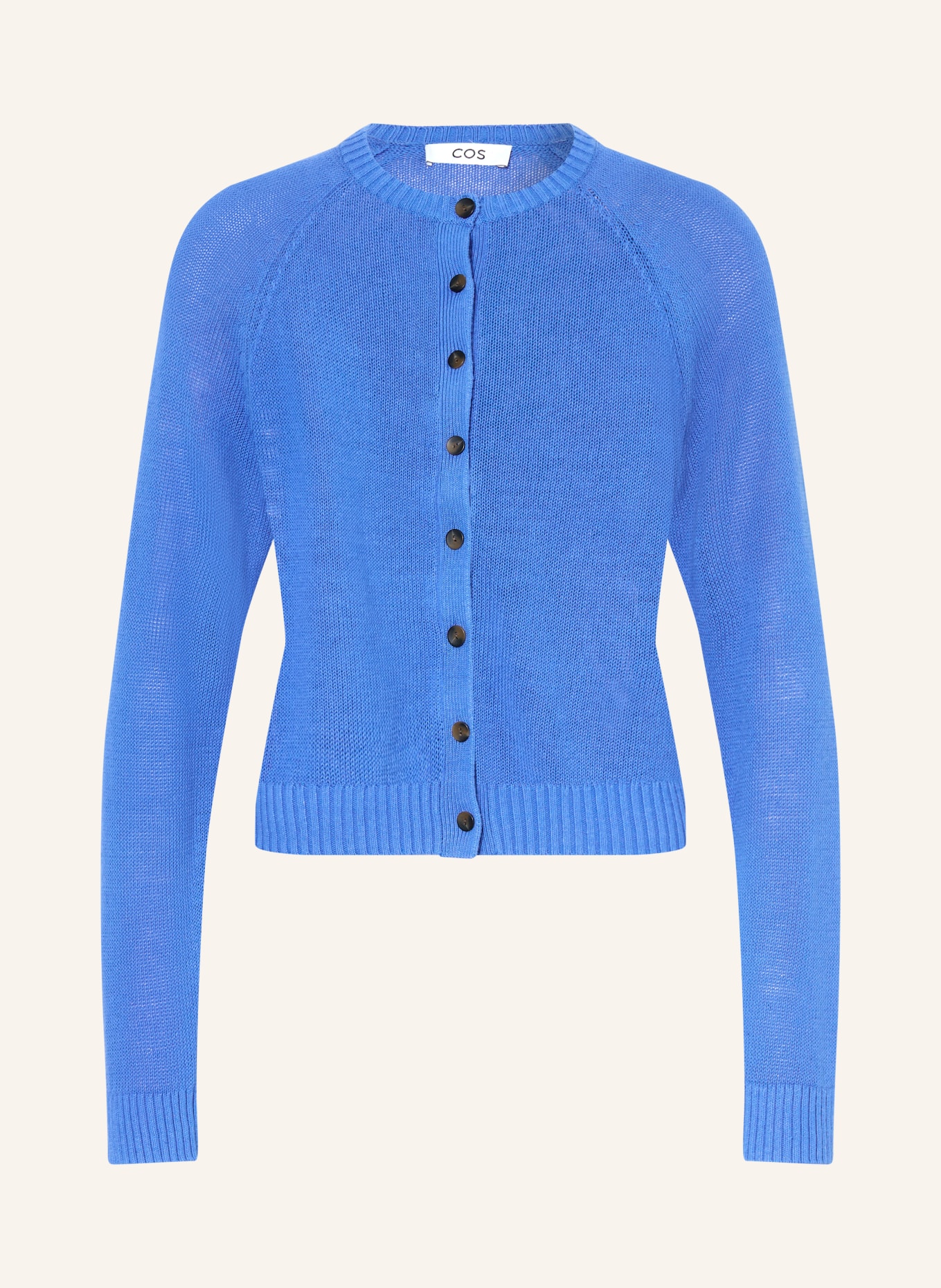 COS Linen cardigan: BLUE