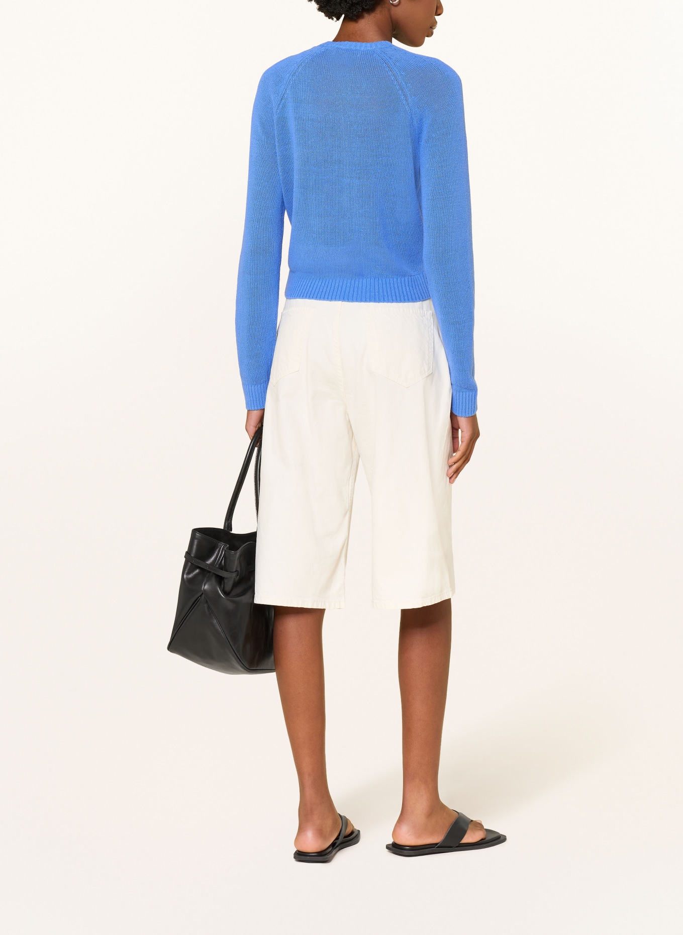 COS Linen cardigan: BLUE
