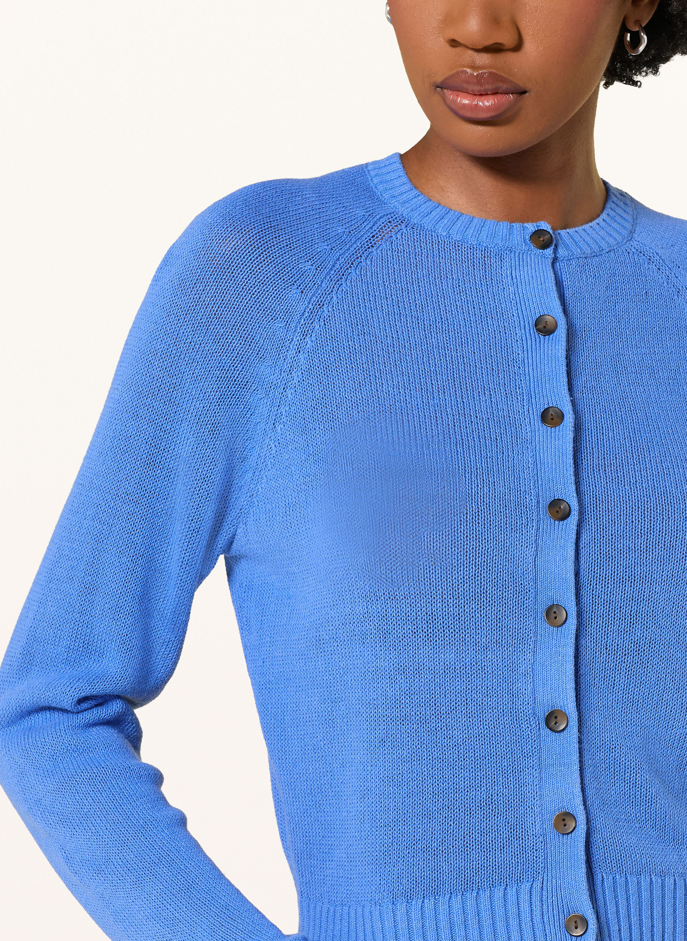 COS Linen cardigan: BLUE
