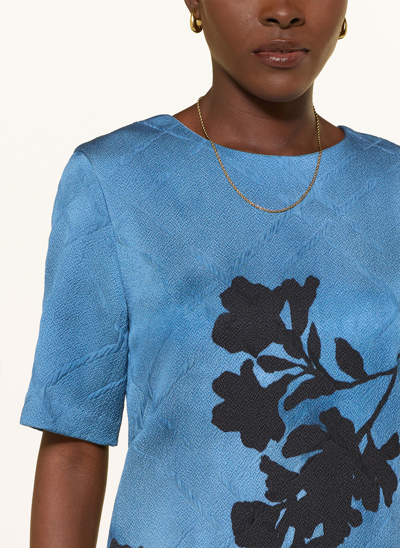 ANNA's Kleid: BLAU / SCHWARZ