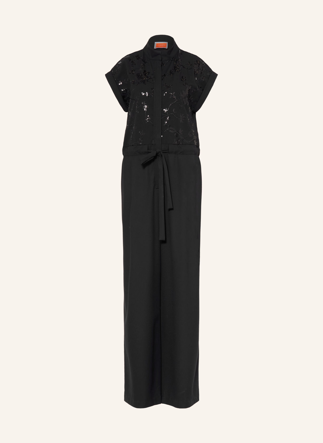ANNA's Sequin jumpsuit: BLACK