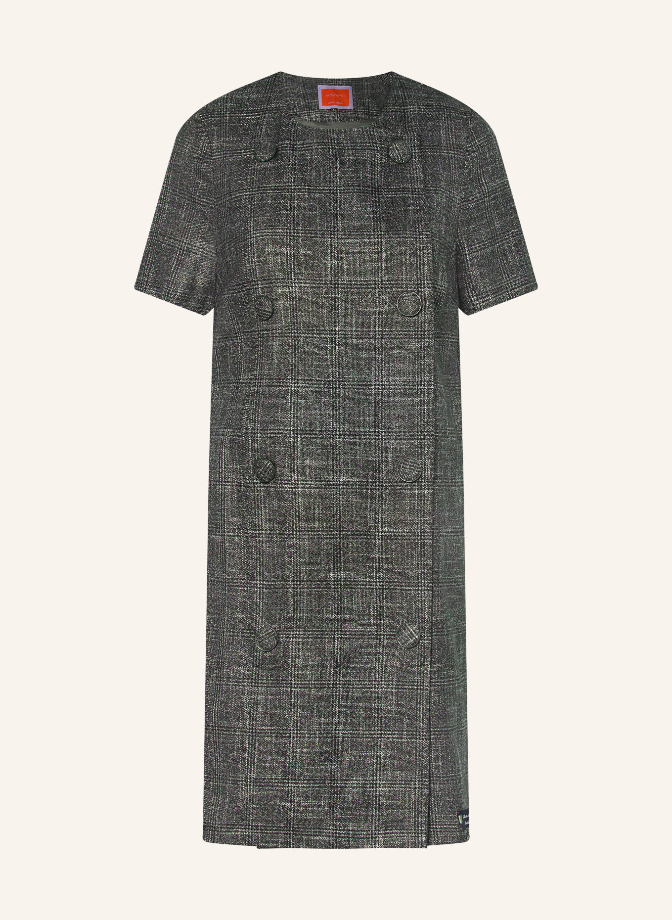 ANNA's Dress: GRAY / BLACK