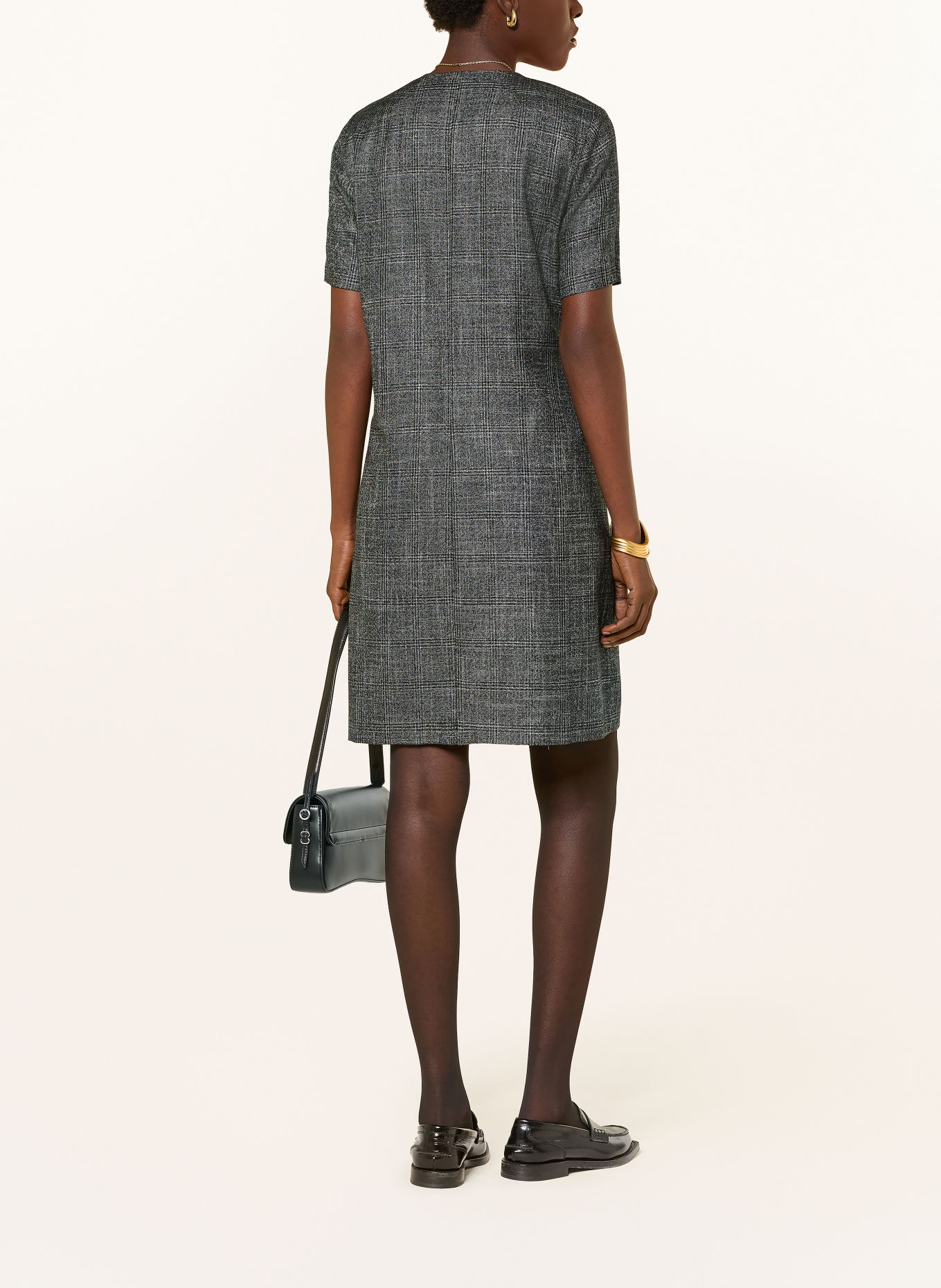 ANNA's Dress: GRAY / BLACK