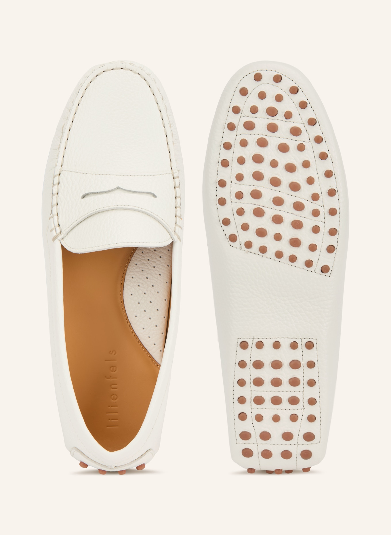 lilienfels Moccasins: WHITE