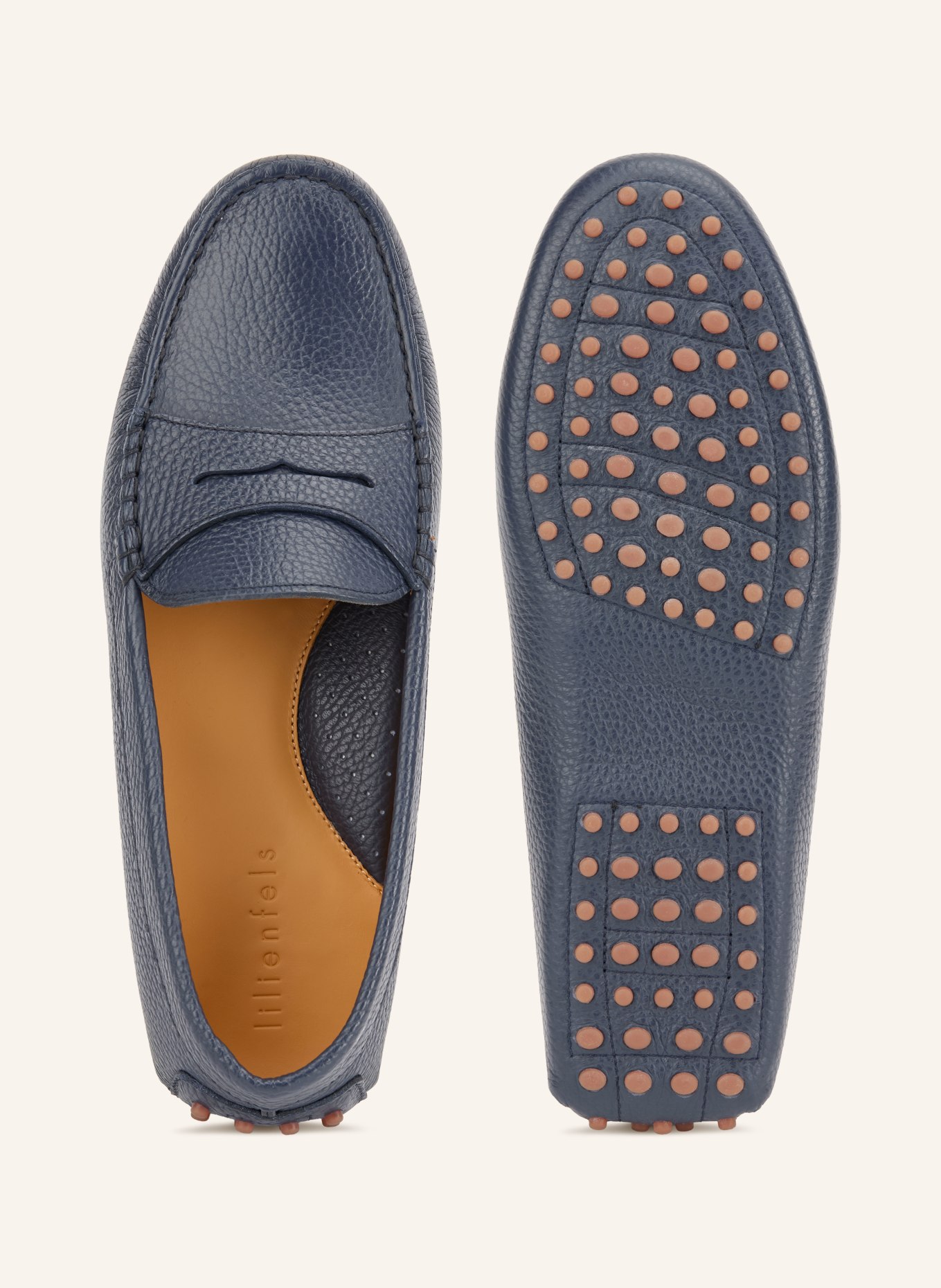 lilienfels Moccasins: DARK BLUE