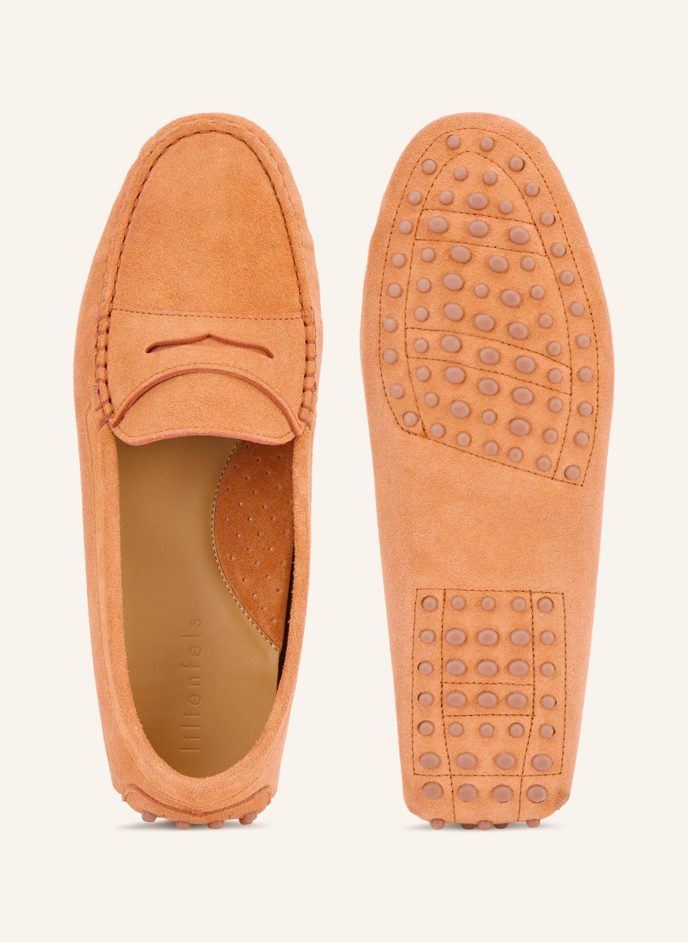 lilienfels Moccasins: LIGHT ORANGE
