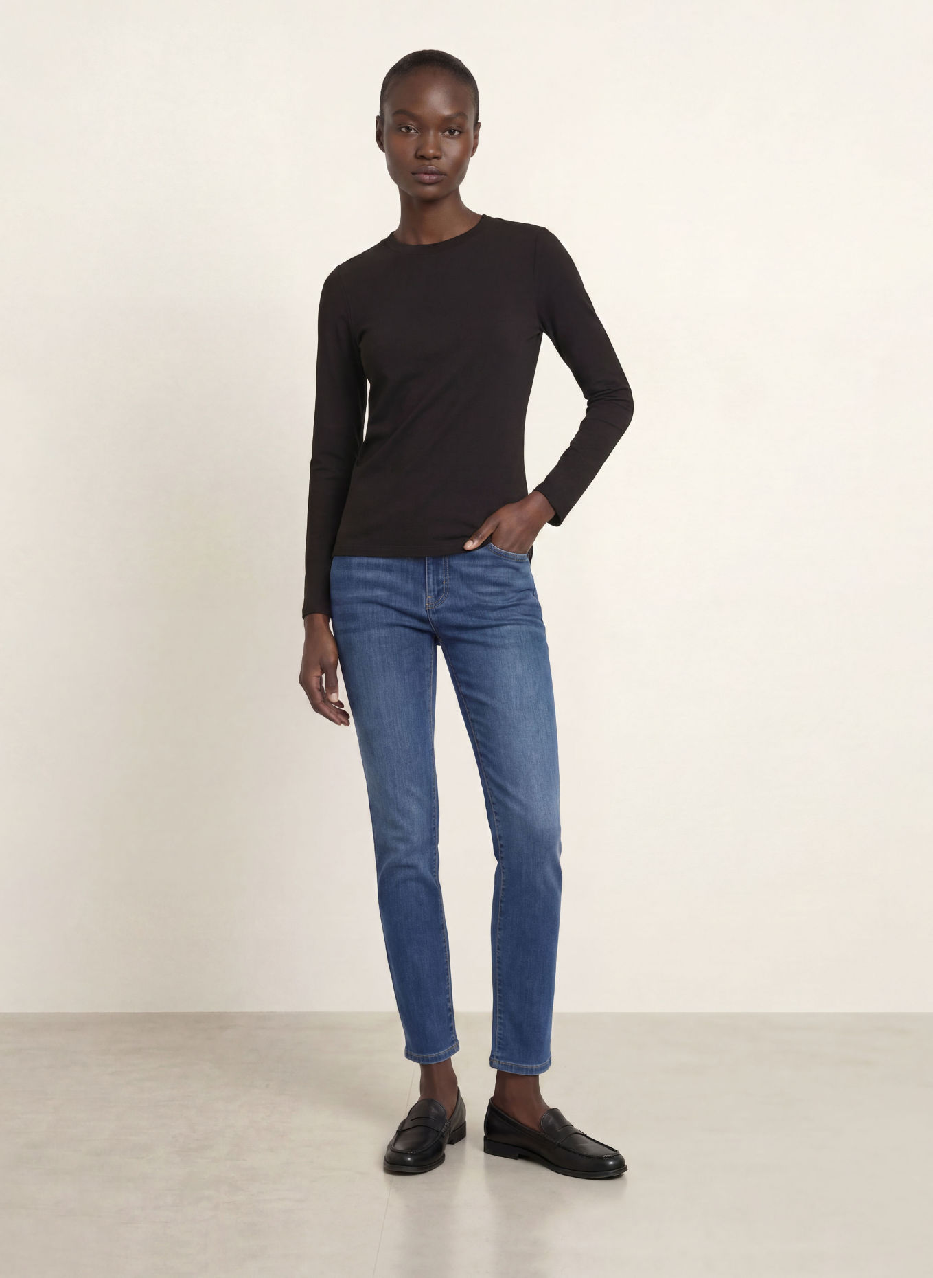 BOGNER Longsleeve ALEXI-1: SCHWARZ