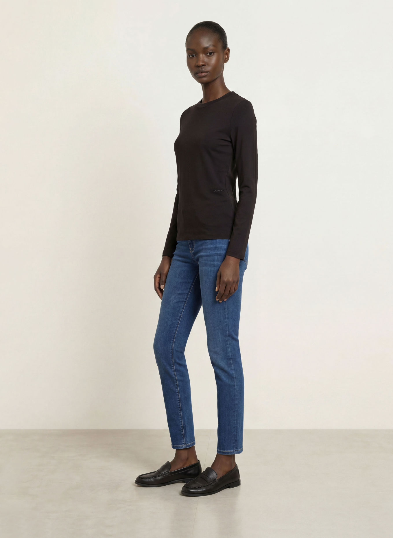 BOGNER Longsleeve ALEXI-1: SCHWARZ