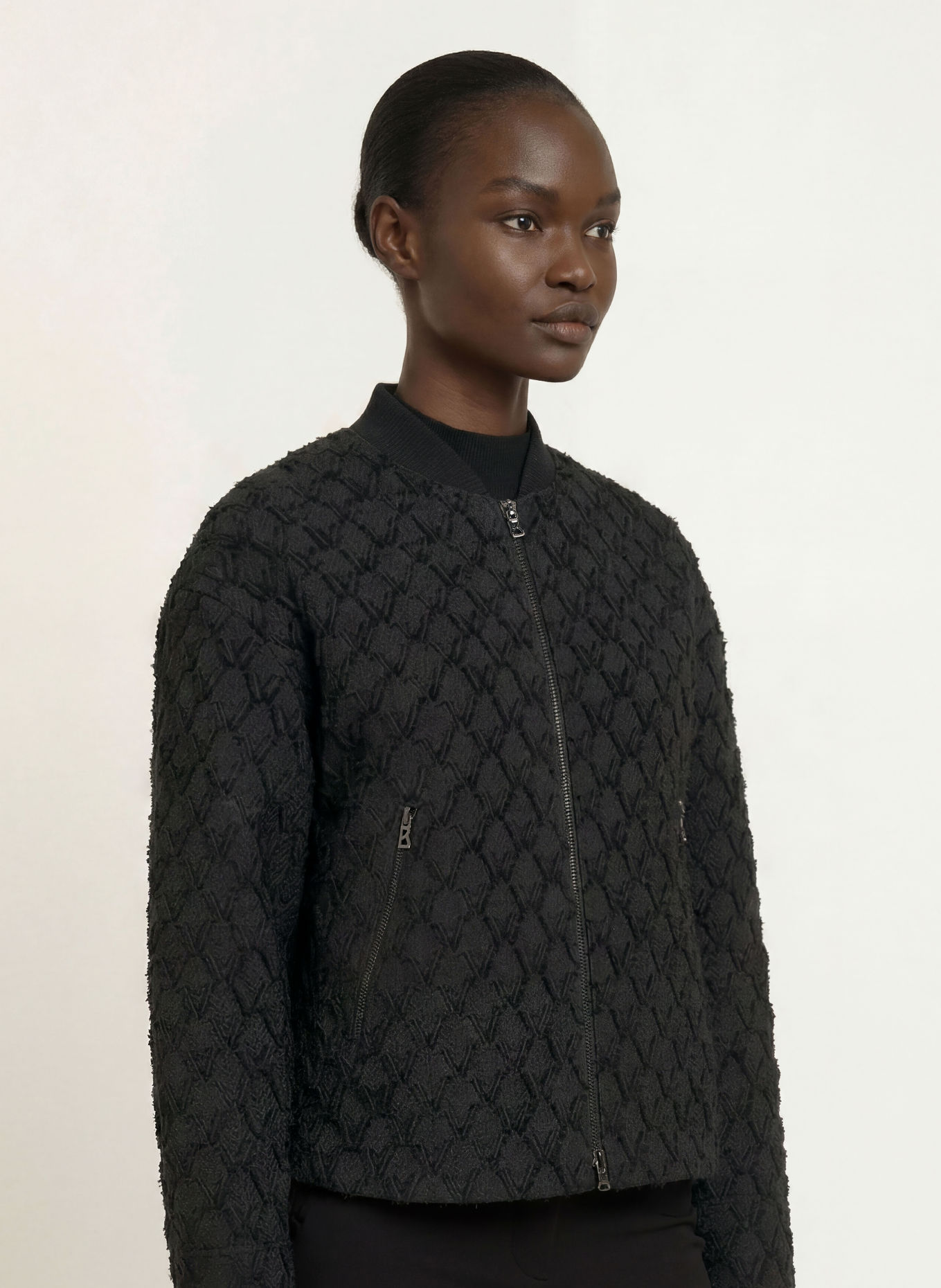 BOGNER Jacquard-Blouson JANITA: SCHWARZ