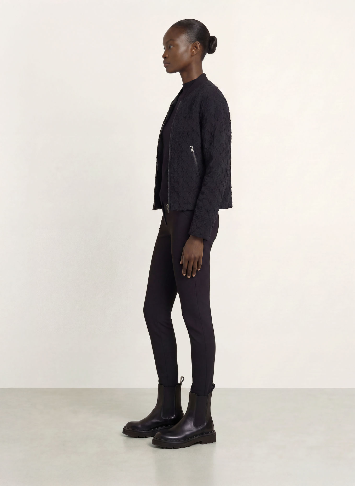 BOGNER Jacquard-Blouson JANITA: SCHWARZ