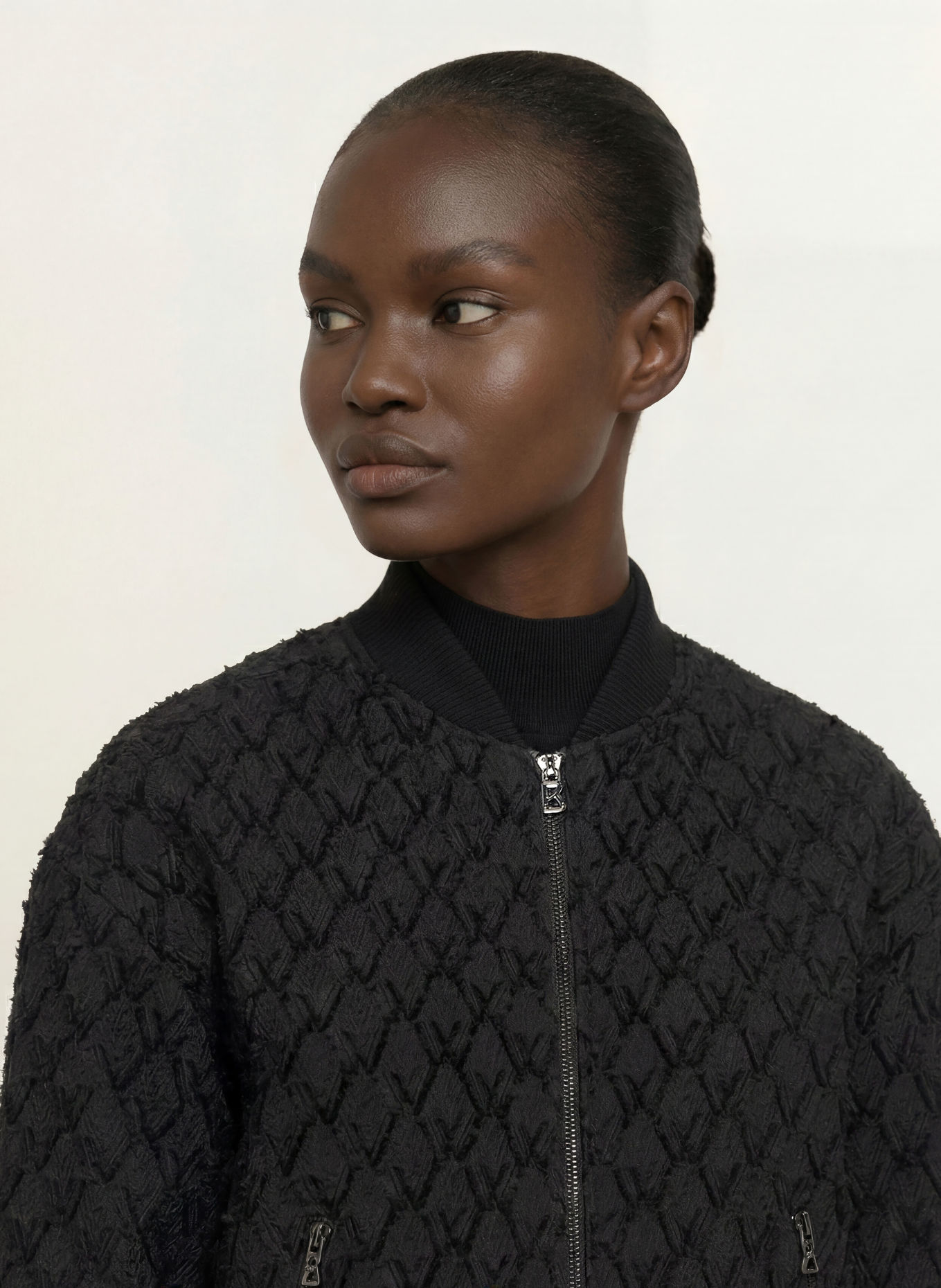 BOGNER Jacquard-Blouson JANITA: SCHWARZ