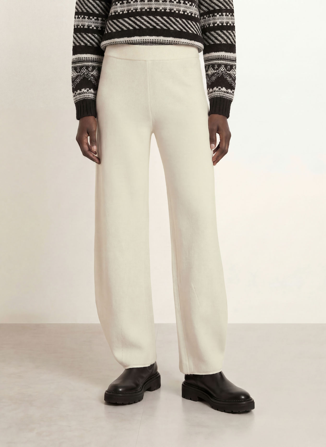 BOGNER Strickhose LUANA: WEISS