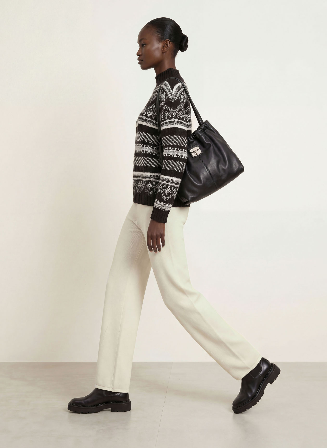 BOGNER Strickhose LUANA: WEISS