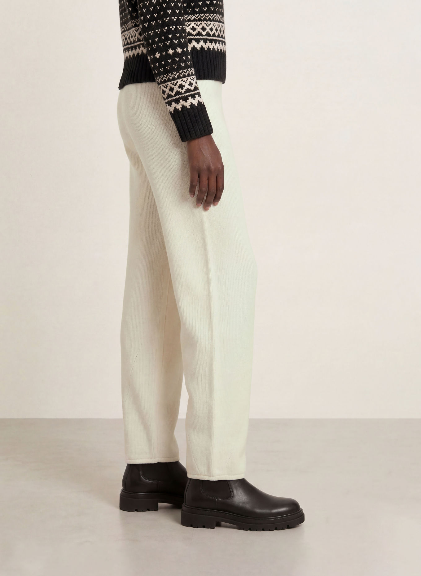 BOGNER Strickhose LUANA: WEISS