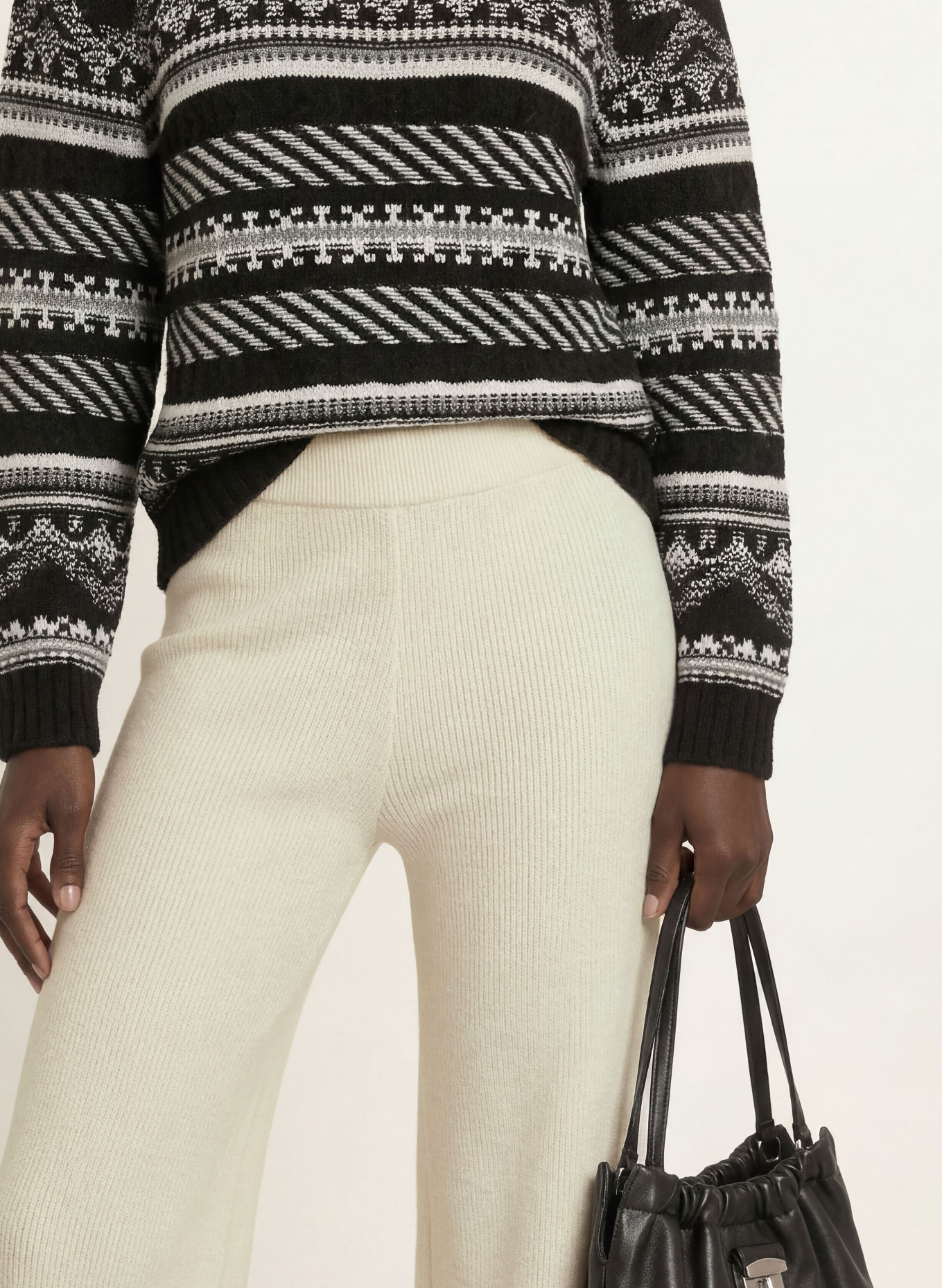 BOGNER Strickhose LUANA: WEISS