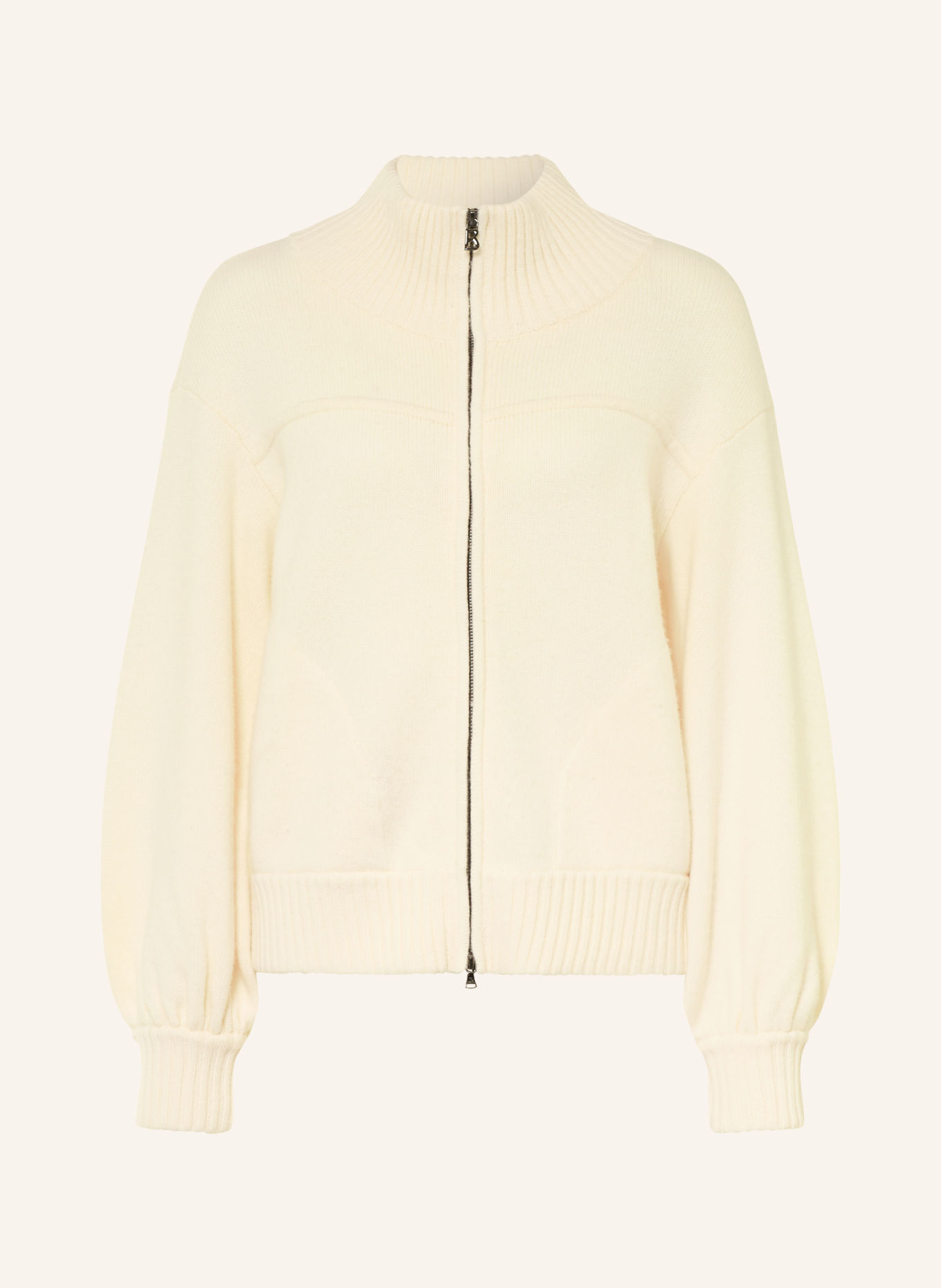 BOGNER Strickjacke MONA mit Cashmere: WEISS