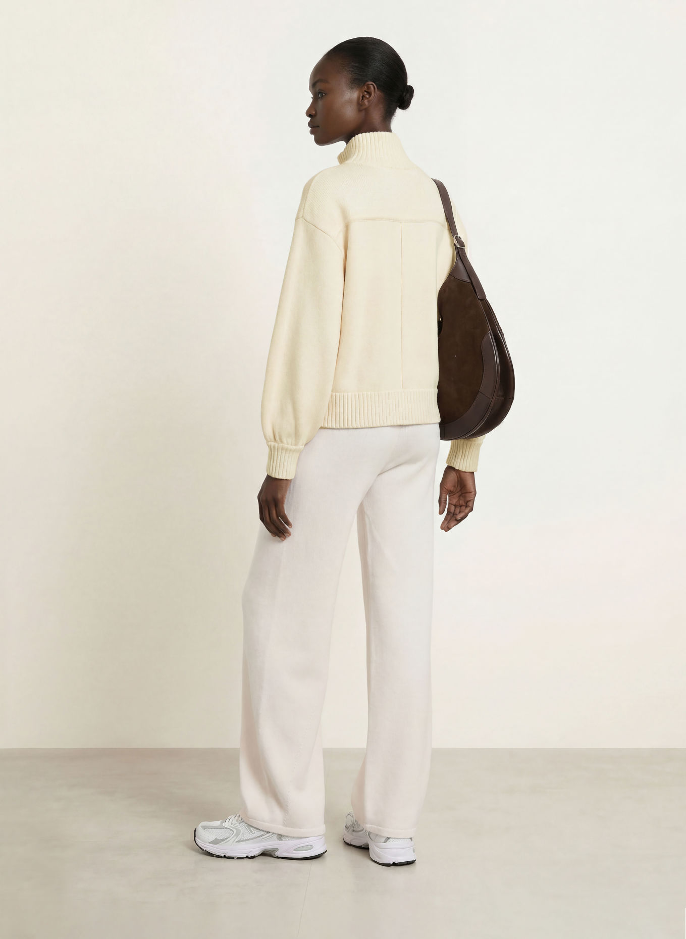 BOGNER Strickjacke MONA mit Cashmere: WEISS