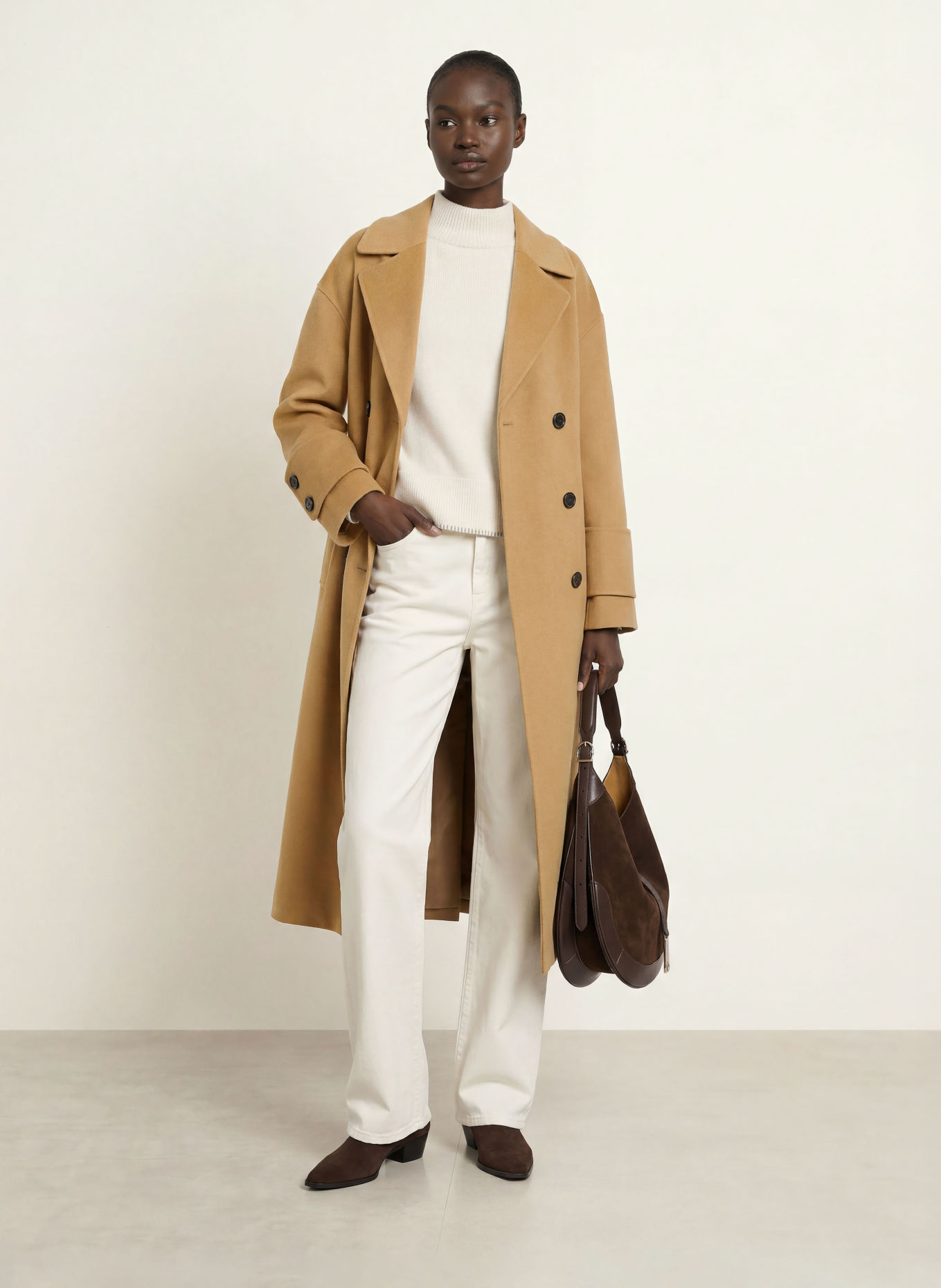 BOGNER Wollen jas TERESE-1: CAMEL
