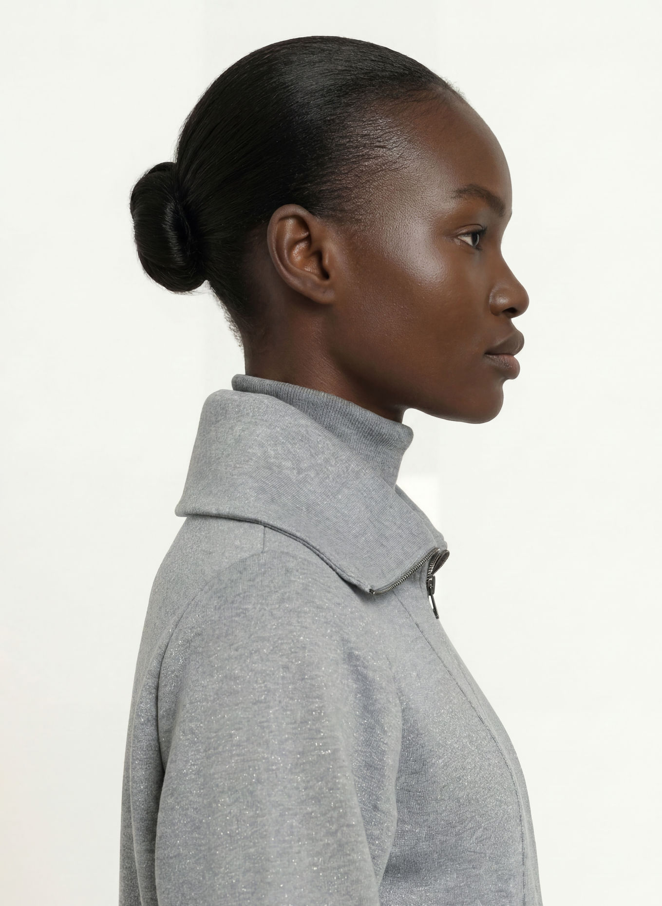 BOGNER TASHA Sweatshirt Jacket: GRAY