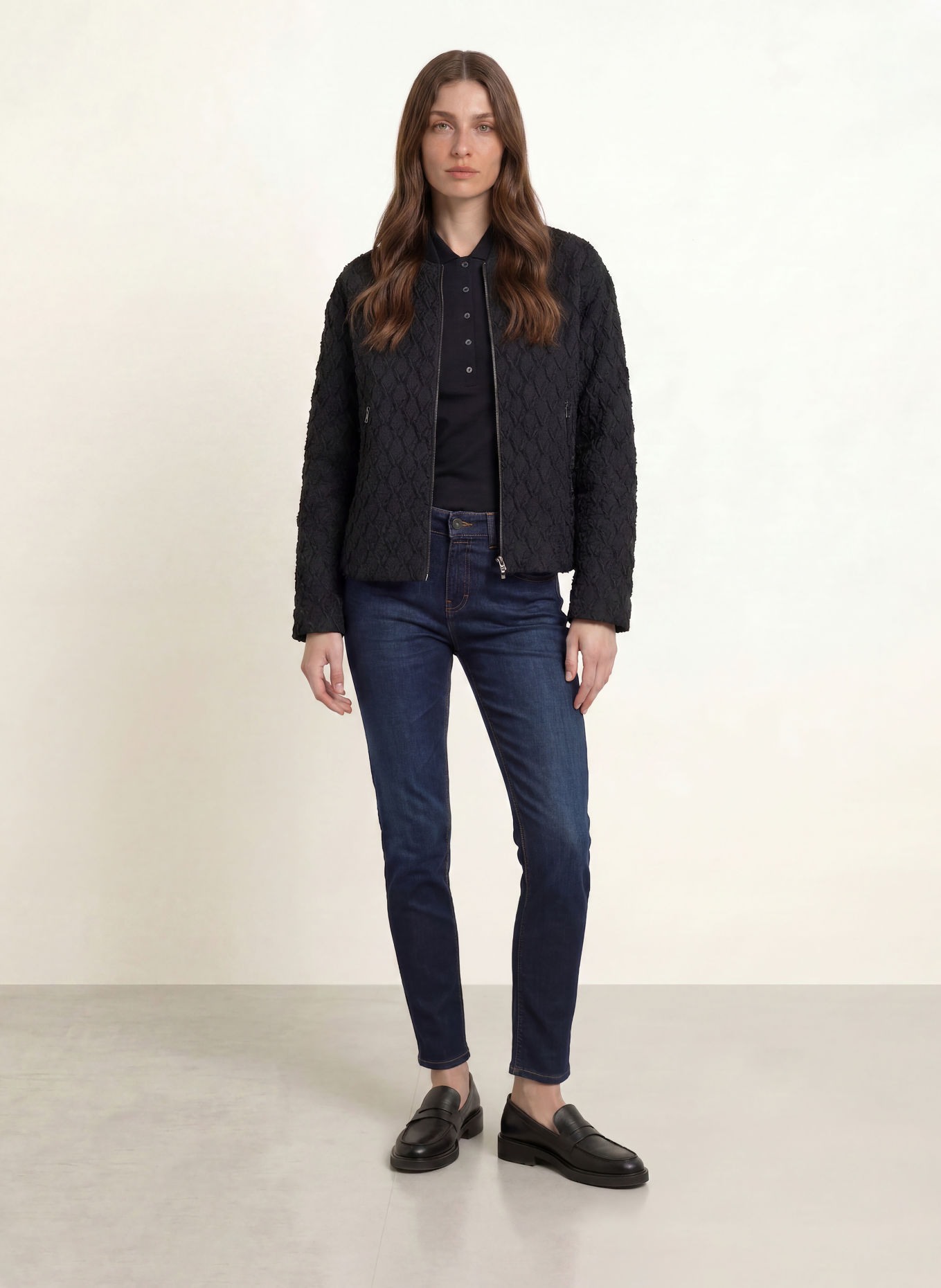 BOGNER Strick-Poloshirt WHOOPY: SCHWARZ