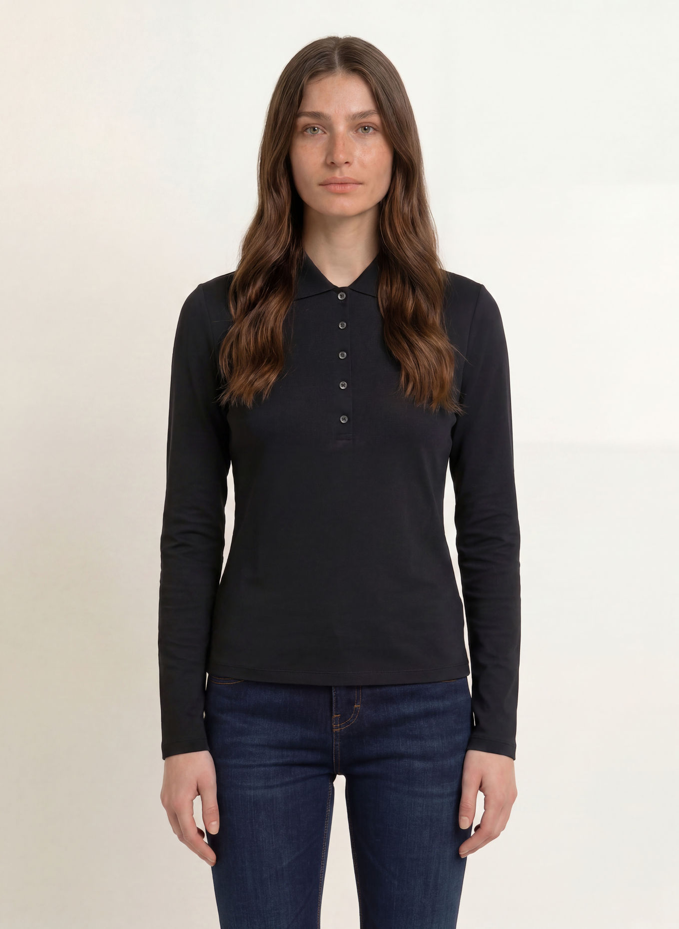 BOGNER Strick-Poloshirt WHOOPY: SCHWARZ