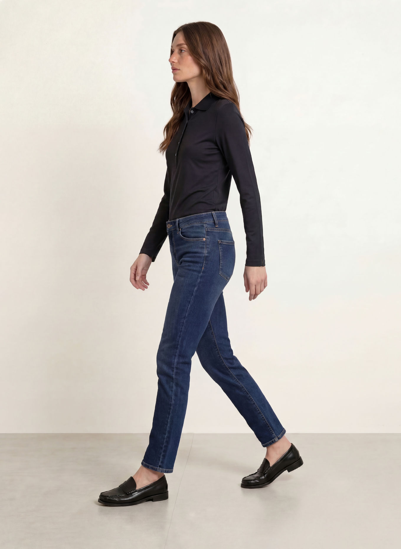 BOGNER Strick-Poloshirt WHOOPY: SCHWARZ