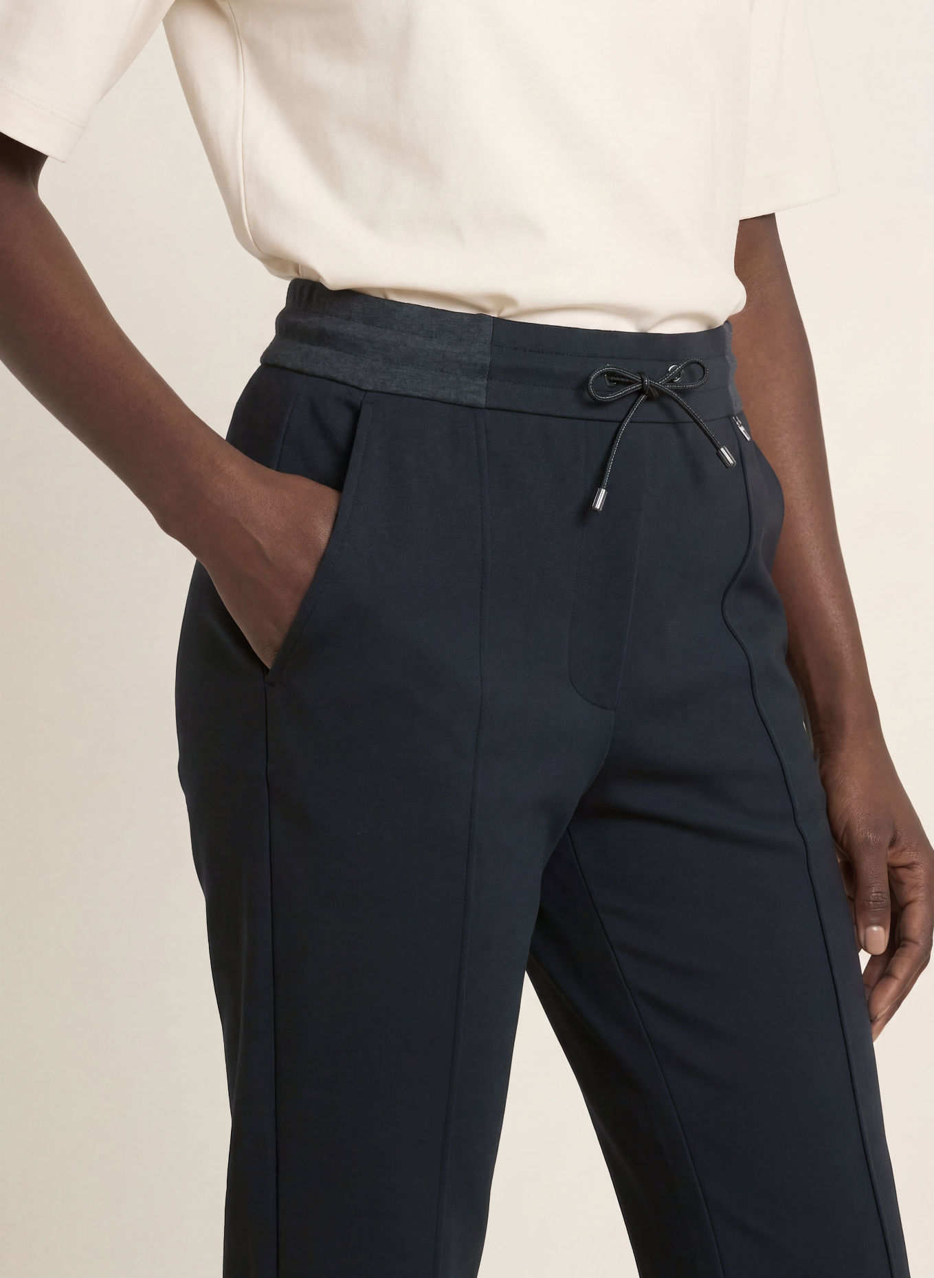 BOGNER Joggingbroek MAROU-3: ZWART / DONKERGRIJS