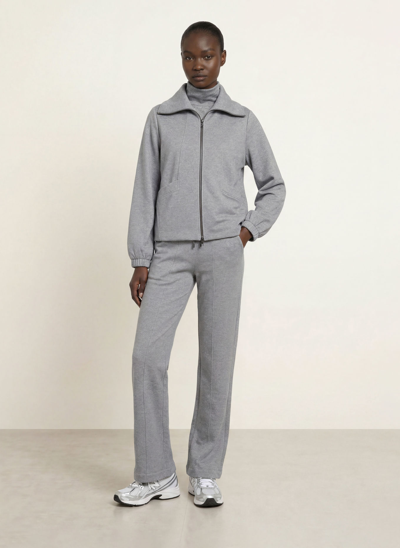 BOGNER Joggingbroek TOTO-4 met glittergaren: GRIJS